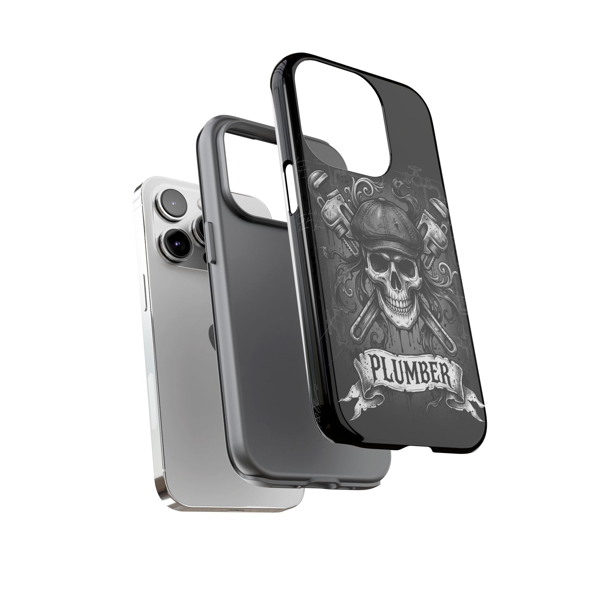 Gothic Skull Plumber Phone Case - Samsung & iPhone Series