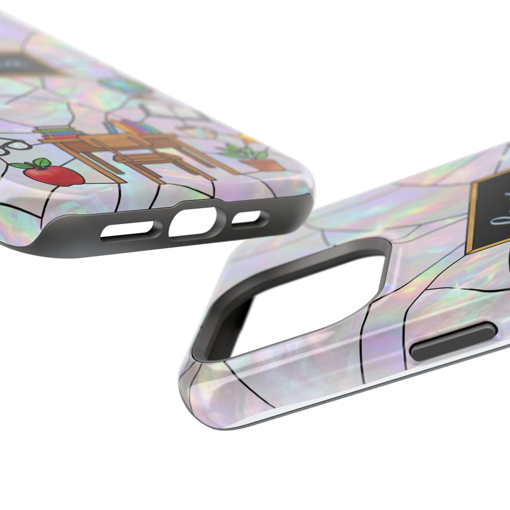 Personalized Teacher Phone Case — Impact-Resistant Wireless Charging Cover