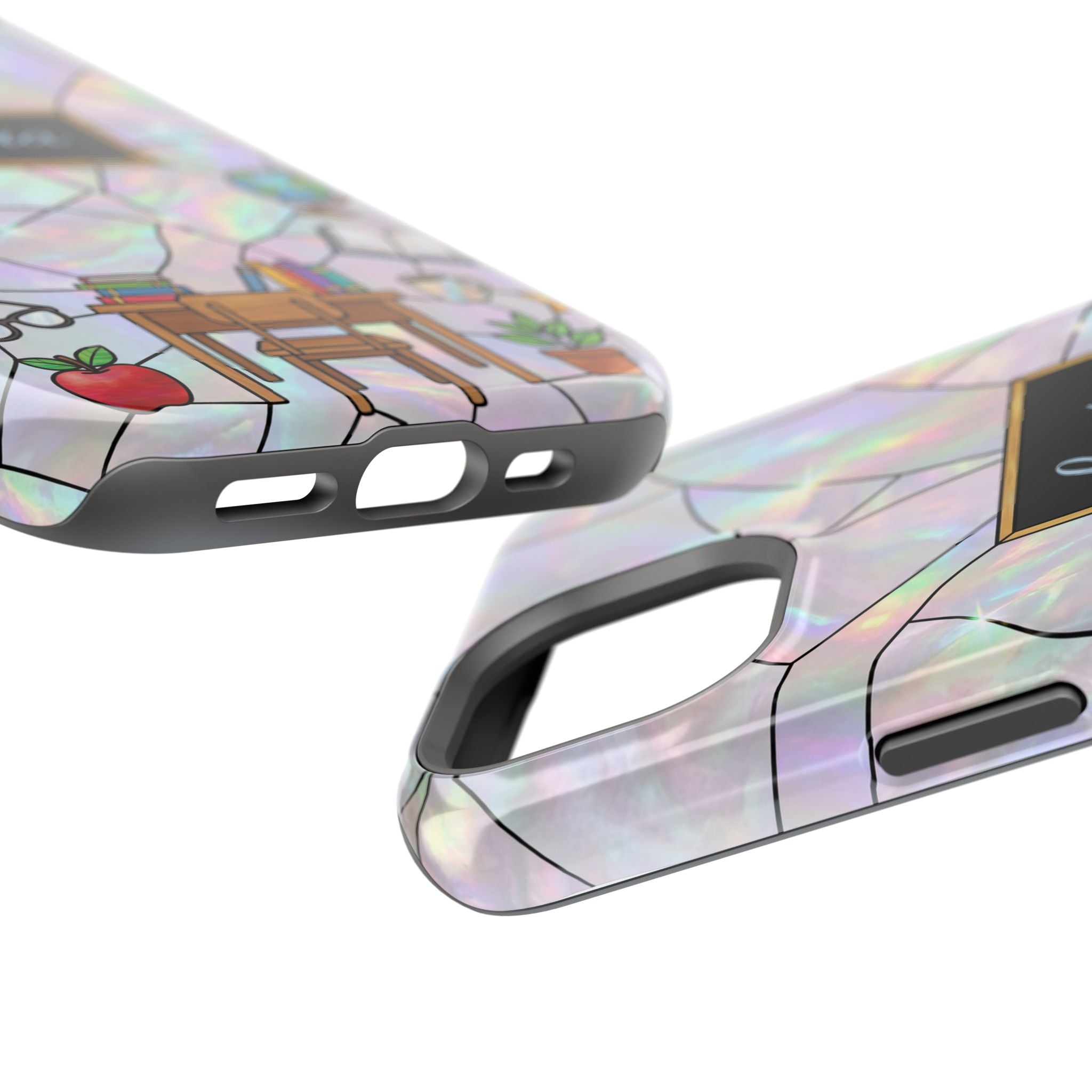 Personalized Teacher Phone Case — Impact-Resistant Wireless Charging Cover
