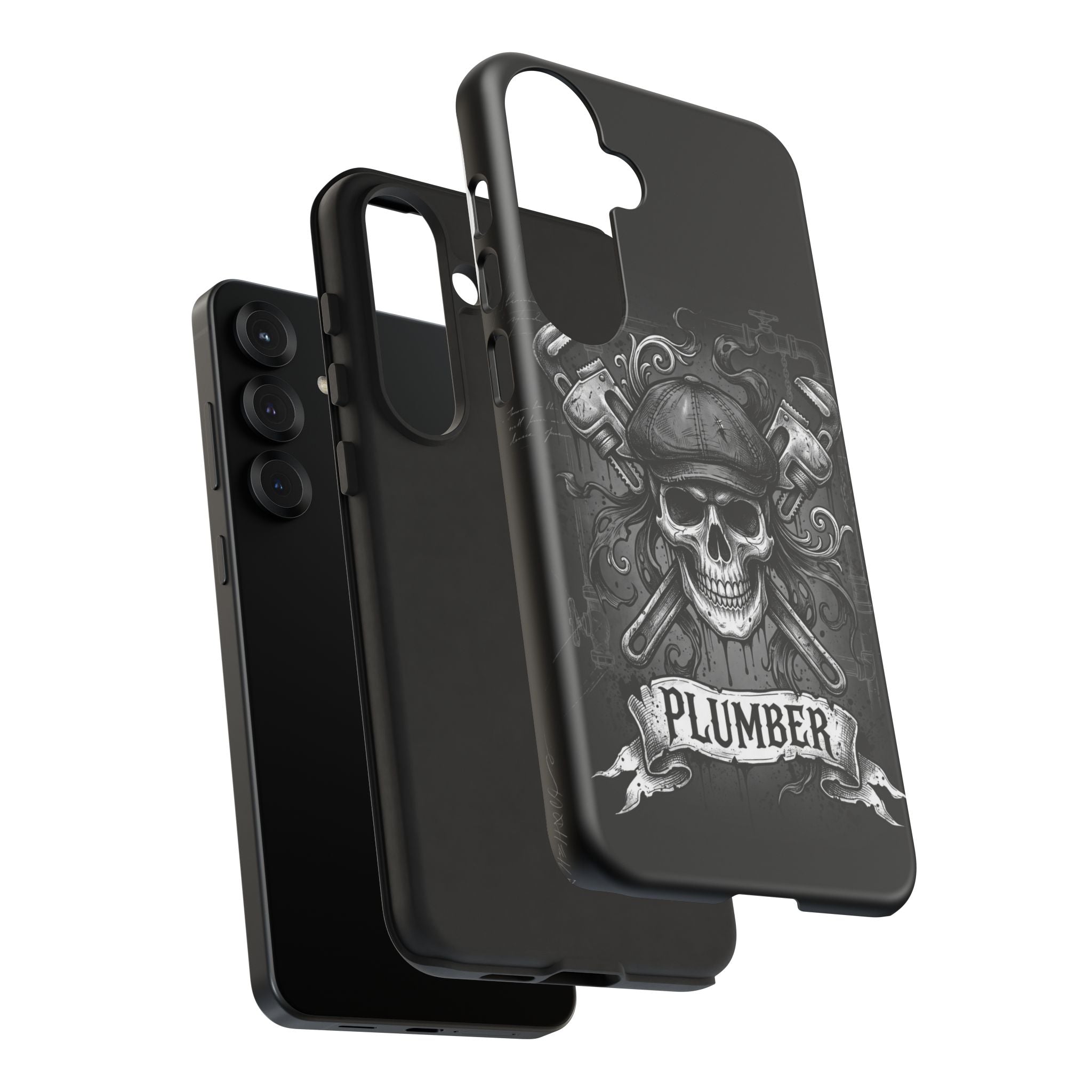 Gothic Skull Plumber Phone Case - Samsung & iPhone Series