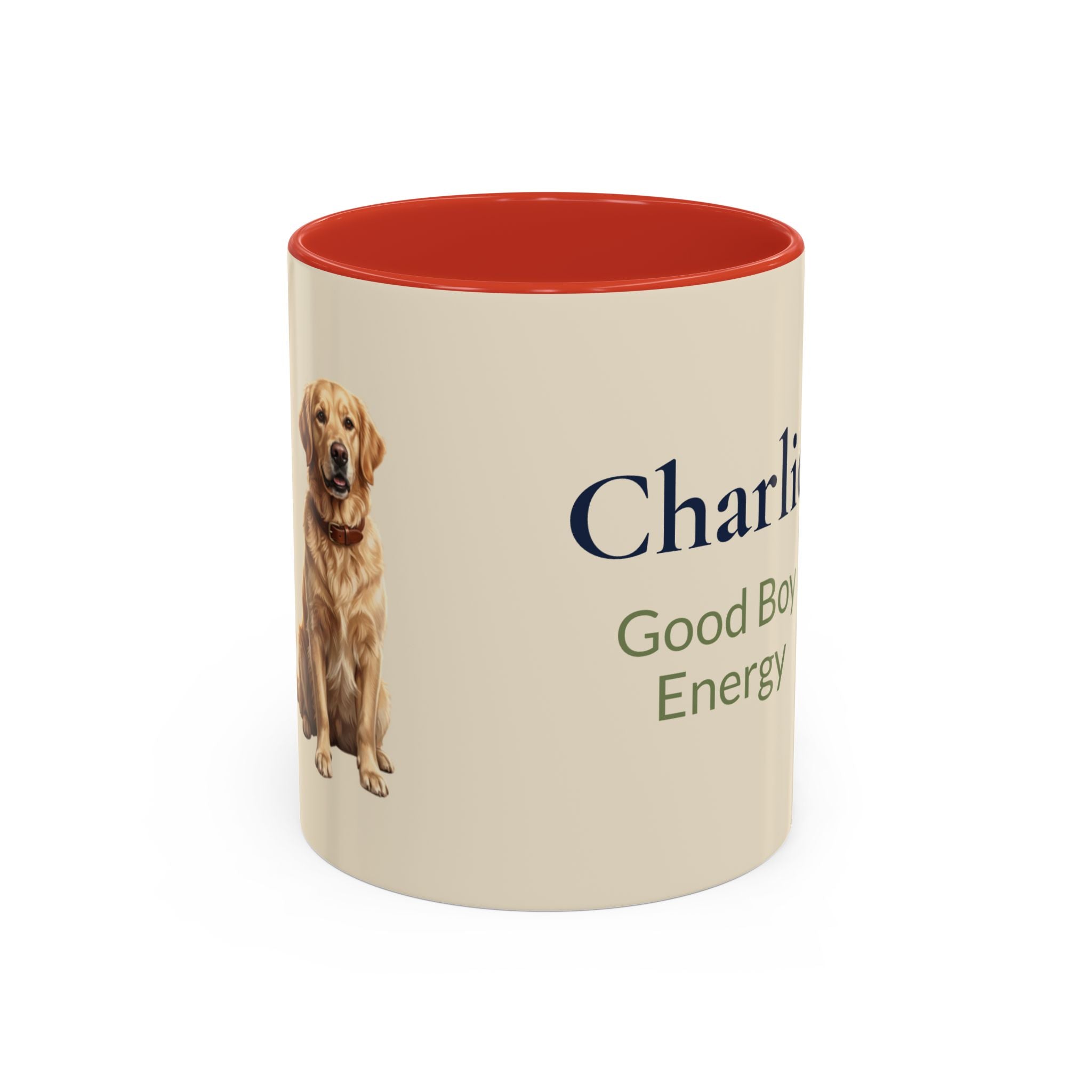 Personalized Golden Retriever Mug | Custom Name & Message Dog Mom Dad Coffee Mug