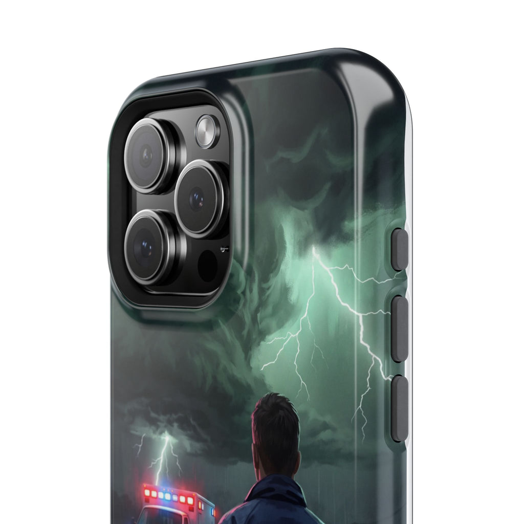 EMS Green Storm City Phone Case — Magnetic Wireless Charging Cover
