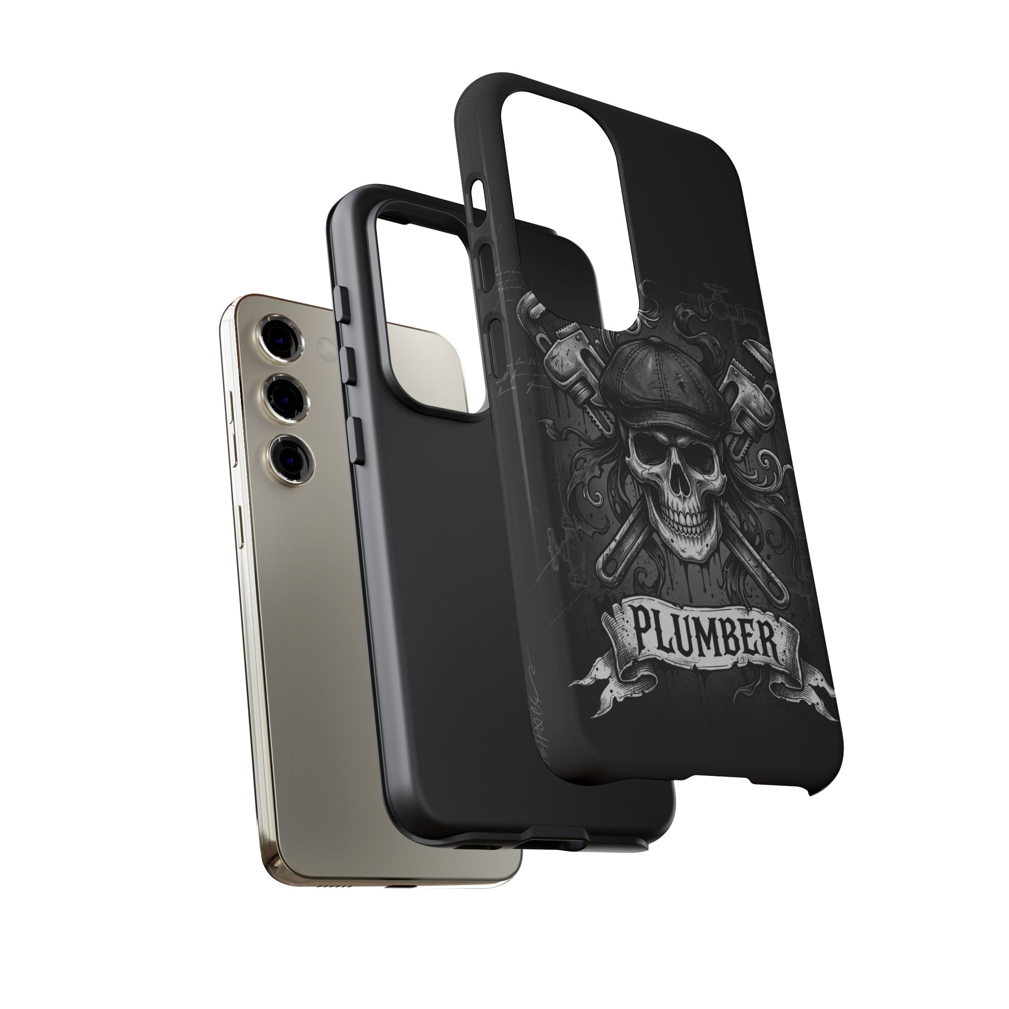 Gothic Skull Plumber Phone Case - Samsung & iPhone Series