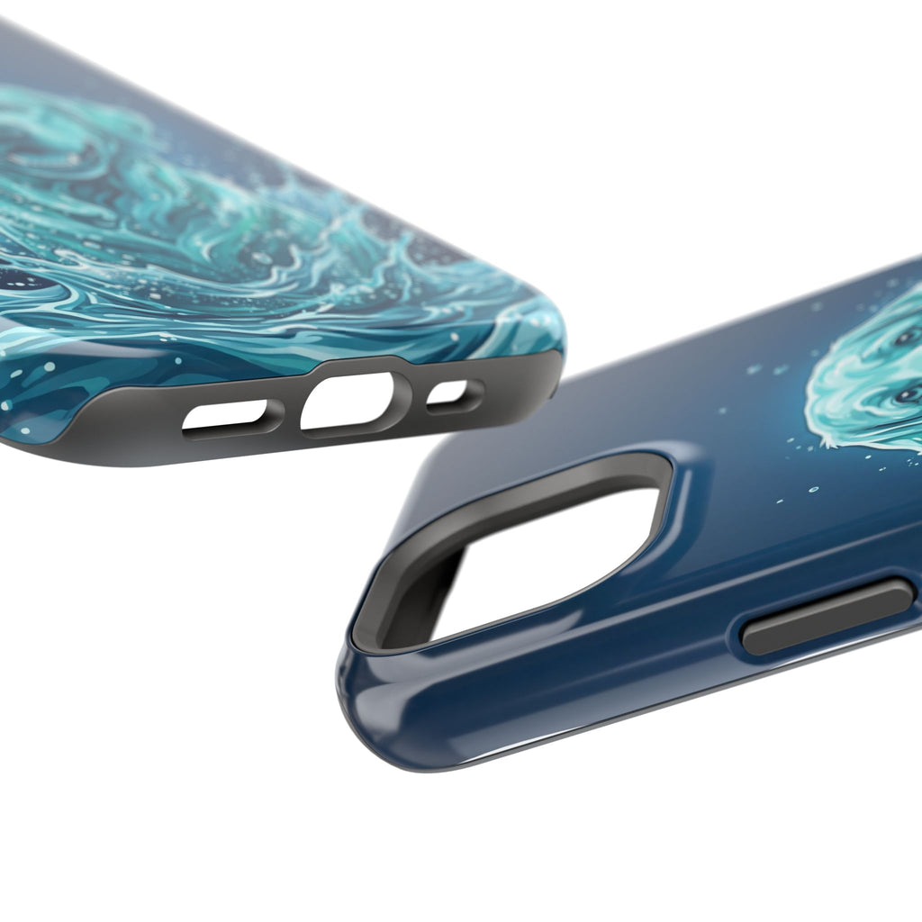 Water Splash Labrador Phone Case — Tough Magnetic Case with Wireless Charging