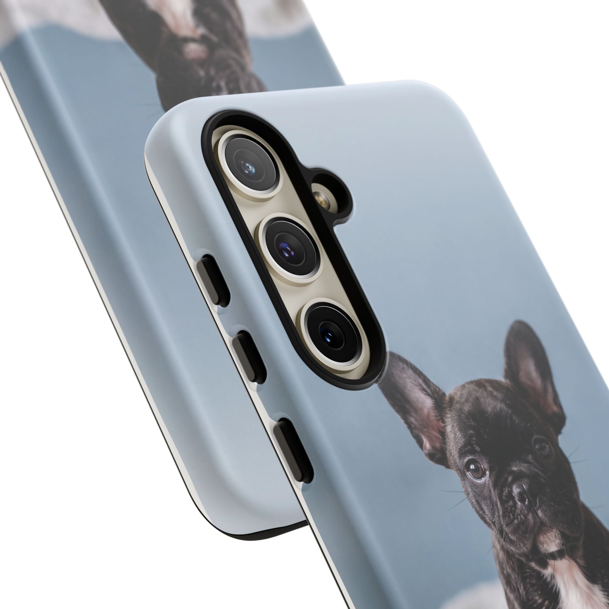 French Bulldog Puppy Phone Case | Adorable Brindle Frenchie Portrait | Samsung & iPhone