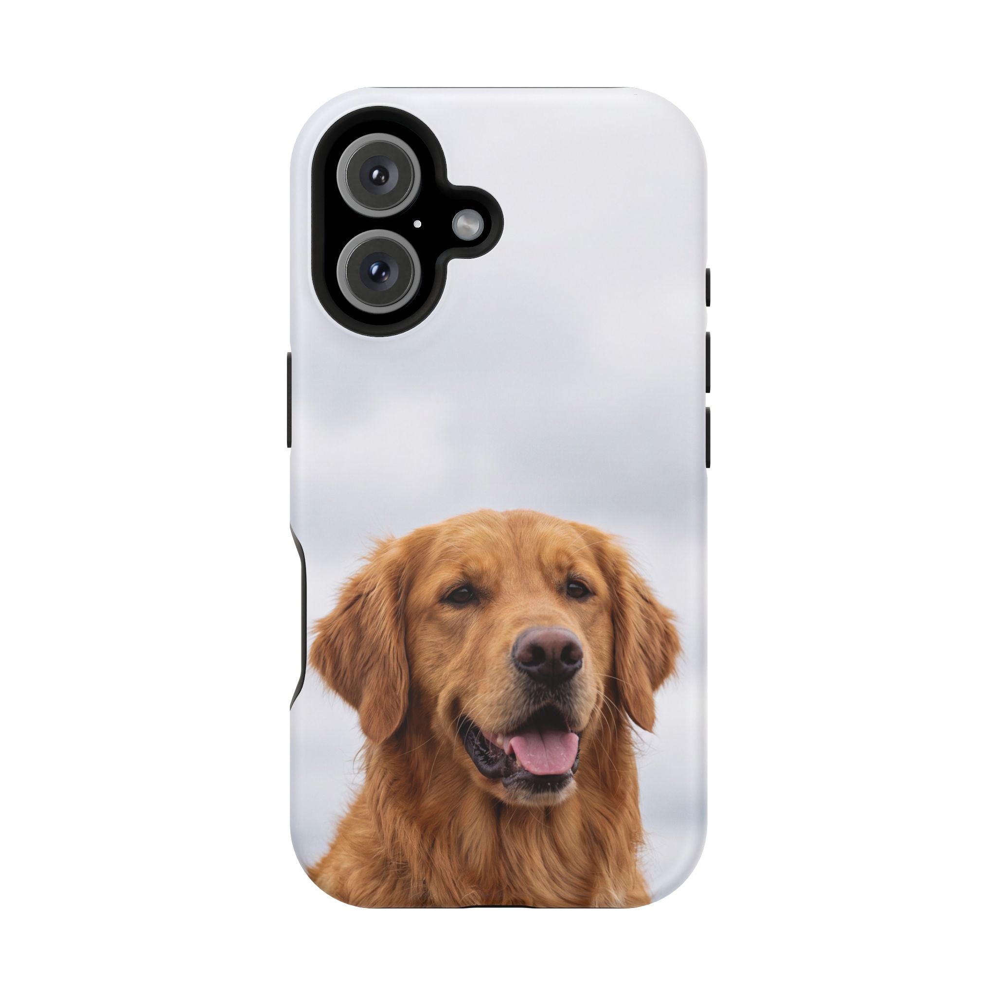 Golden Retriever Phone Case — Impact-Resistant Wireless Charging Cover