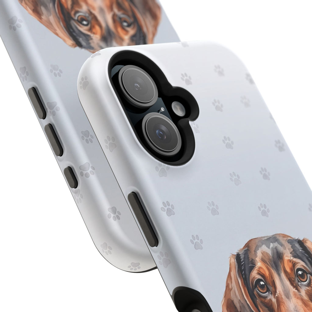Dachshund Phone Case — Impact-Resistant Wireless Charging Cover