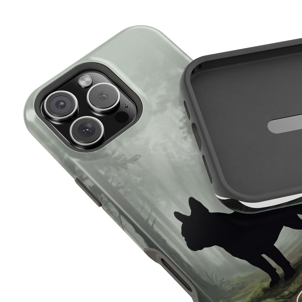 Personalized French Bulldog Misty Forest Phone Case — Wireless Charging Cover