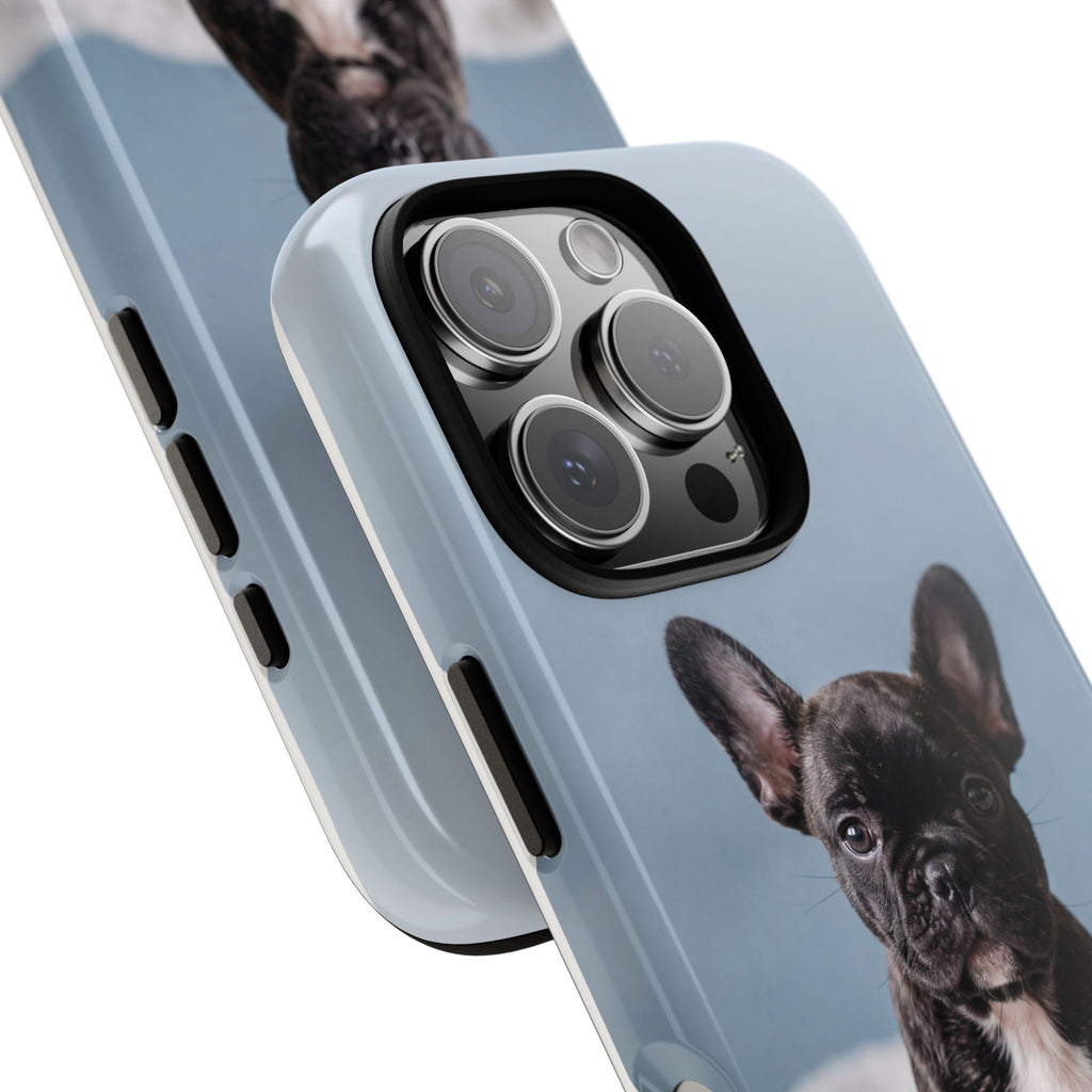 French Bulldog Puppy Phone Case | Adorable Brindle Frenchie Portrait | Samsung & iPhone