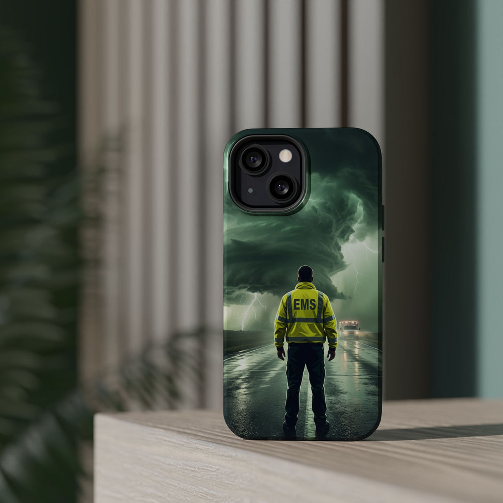 EMS Green Storm Phone Case — Magnetic Wireless Charging Cover