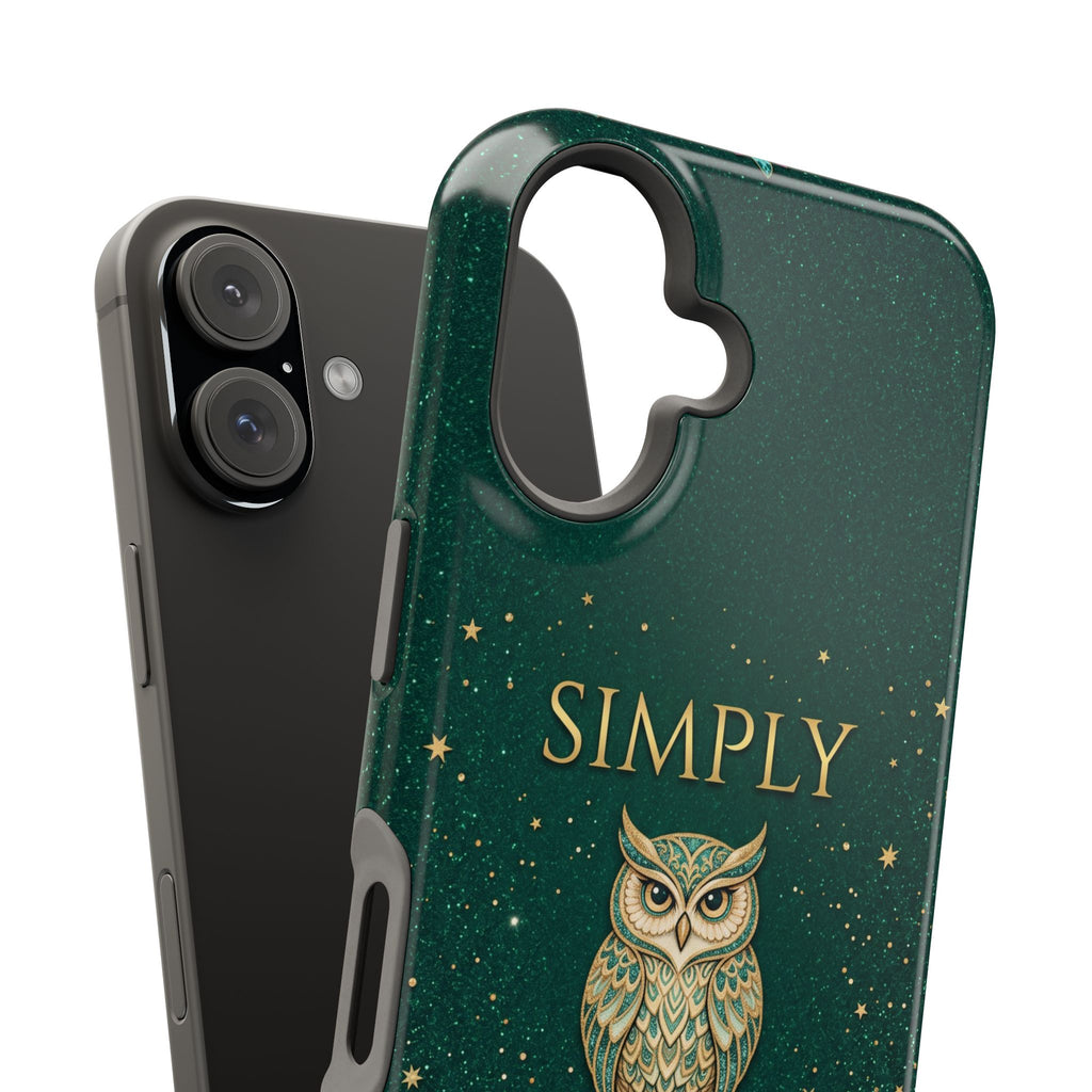 Simply The Best Wise Owl Phone Case — Wireless Charging Cover