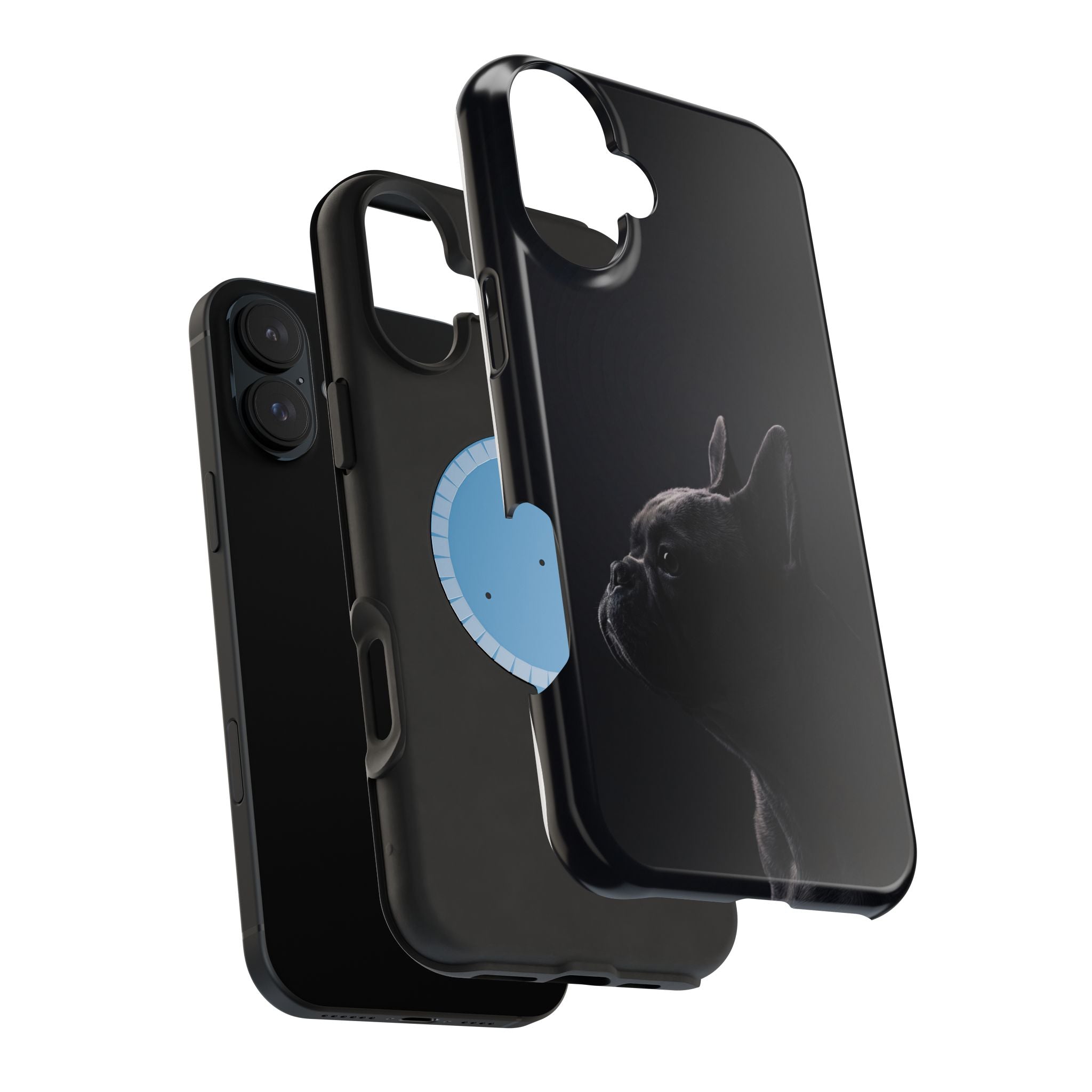 French Bulldog Phone Case — Impact-Resistant Wireless Charging Cover