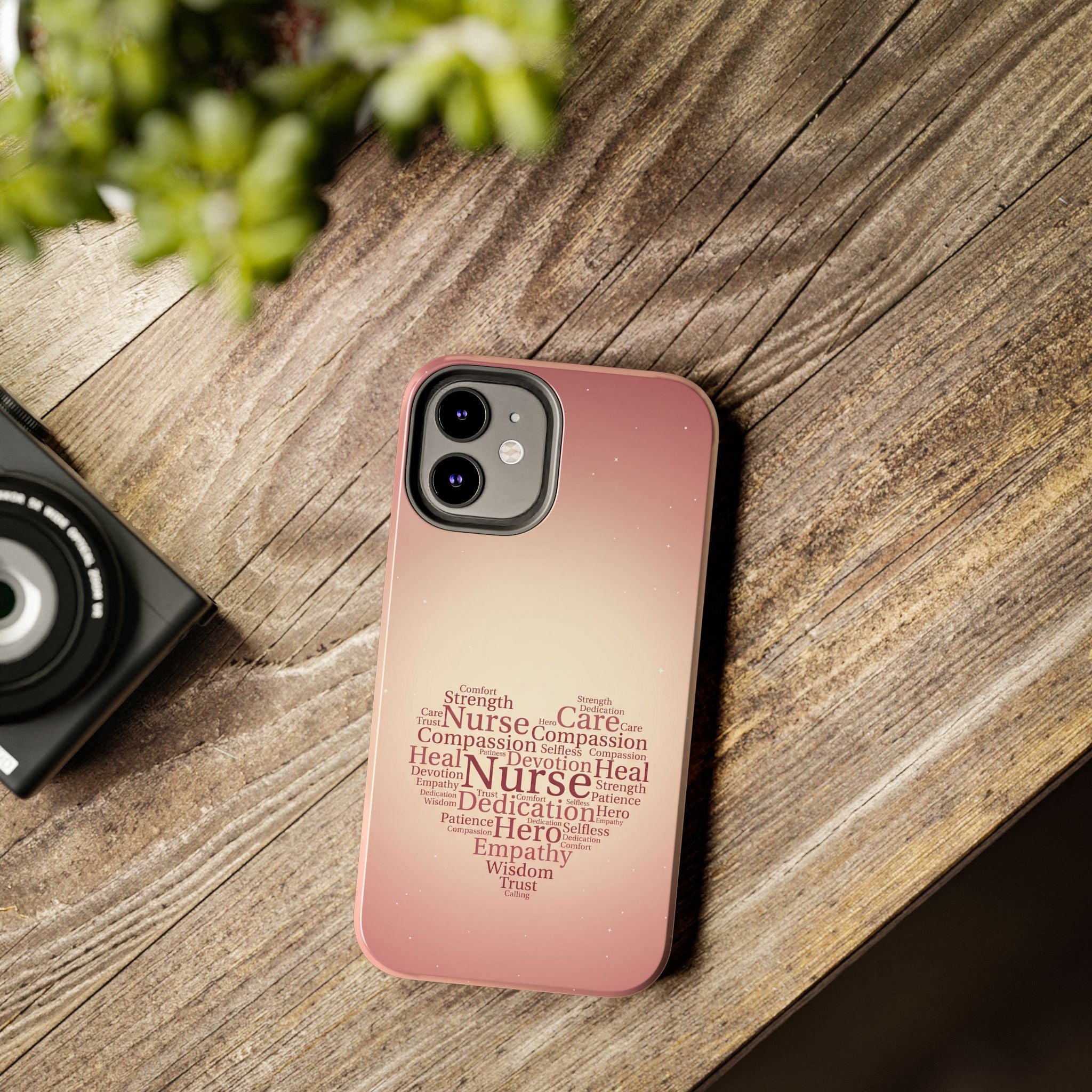 Nurse Heart Word Cloud Phone Case | iPhone & Samsung Galaxy series