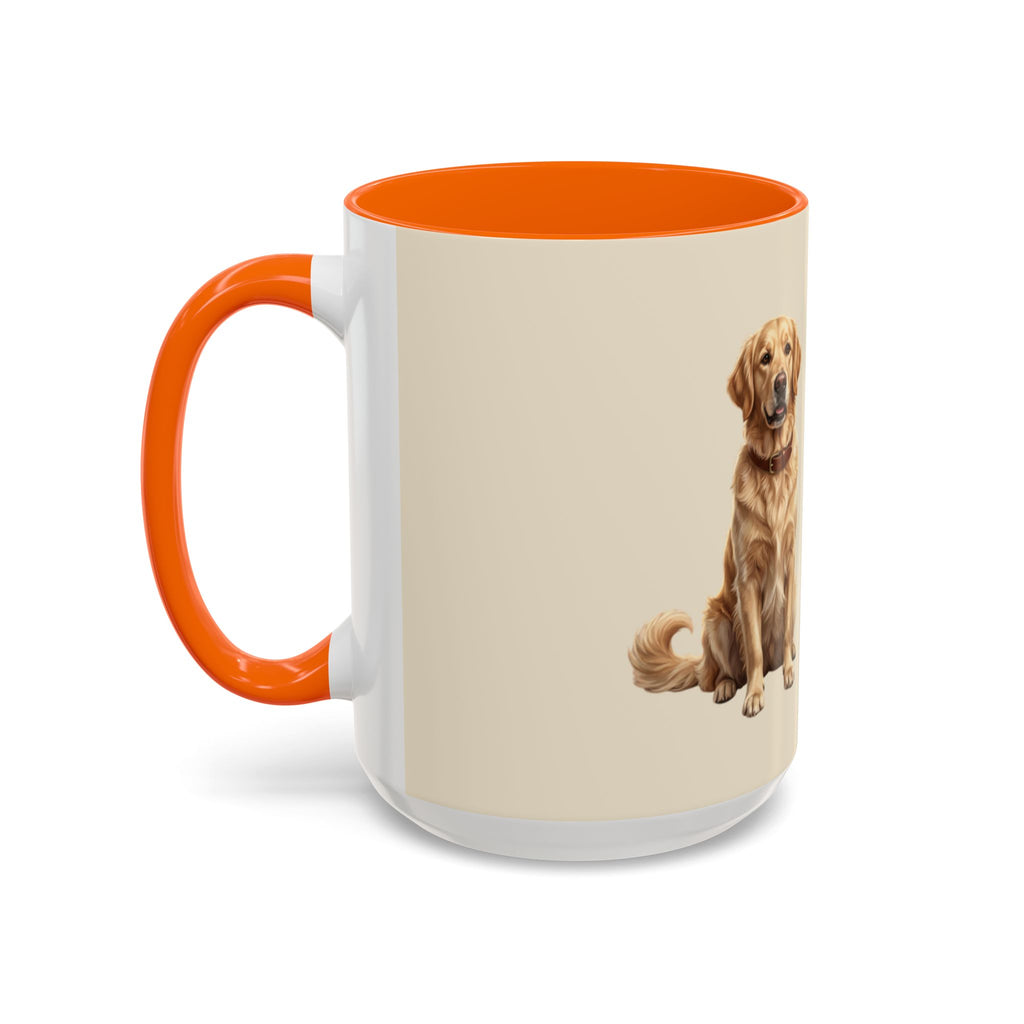 Personalized Golden Retriever Mug | Custom Name & Message Dog Mom Dad Coffee Mug