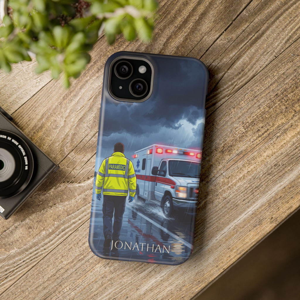 Personalized EMS Storm Phone Case — Wireless Charging Cover