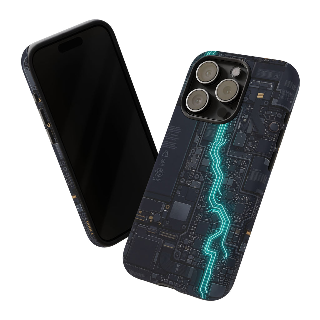 Electrician Cyan Circuit Phone Case - Samsung & iPhone Series