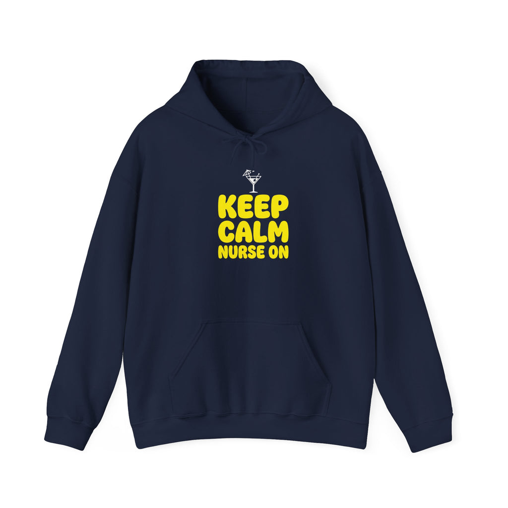 Keep Calm Nurse On Hoodie — Funny Nurse Graphic Pullover