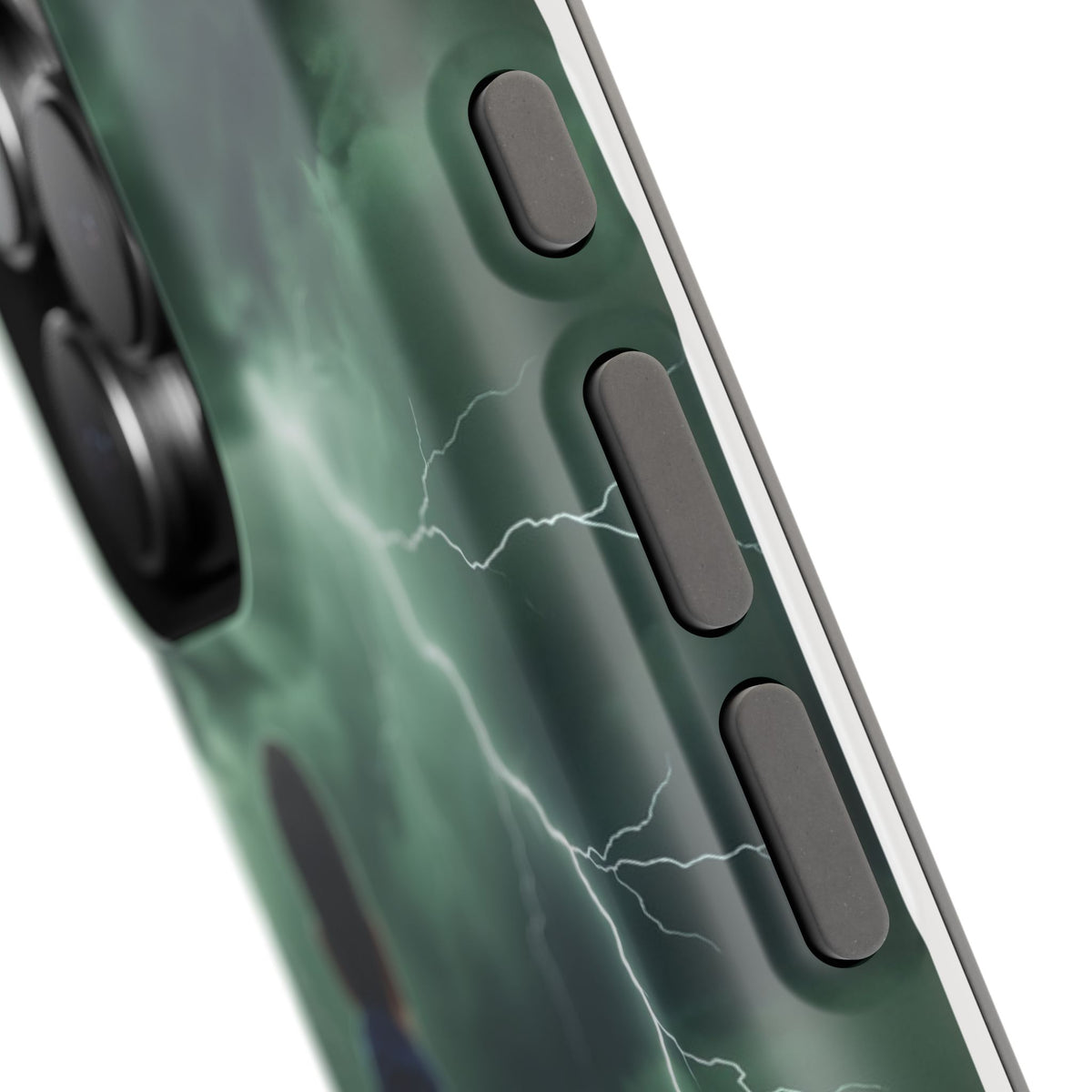 Paramedic Green Storm Phone Case — Magnetic Wireless Charging Cover