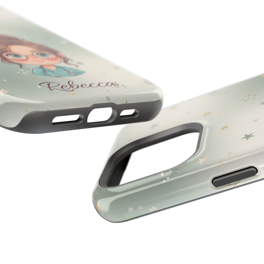 Personalized Starry Nurse Phone Case — Wireless Charging Cover