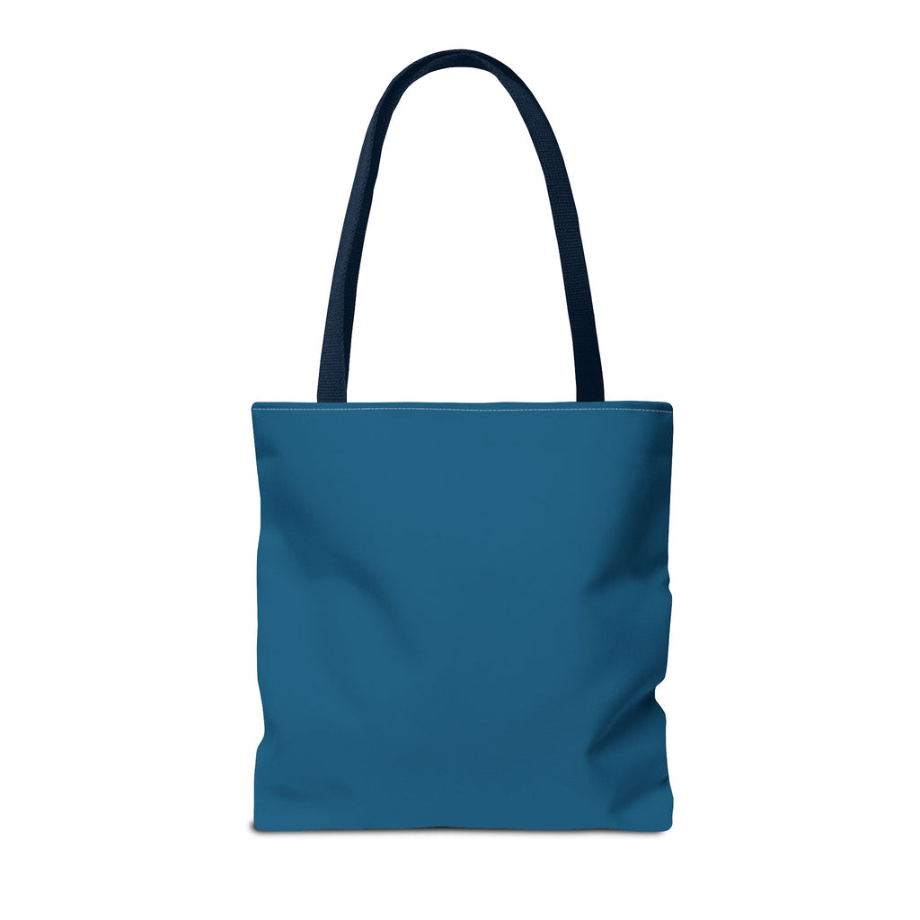 Minimalist Sailboat Tote Bag – Mid-Century Modern Ocean Waves Beach Bag