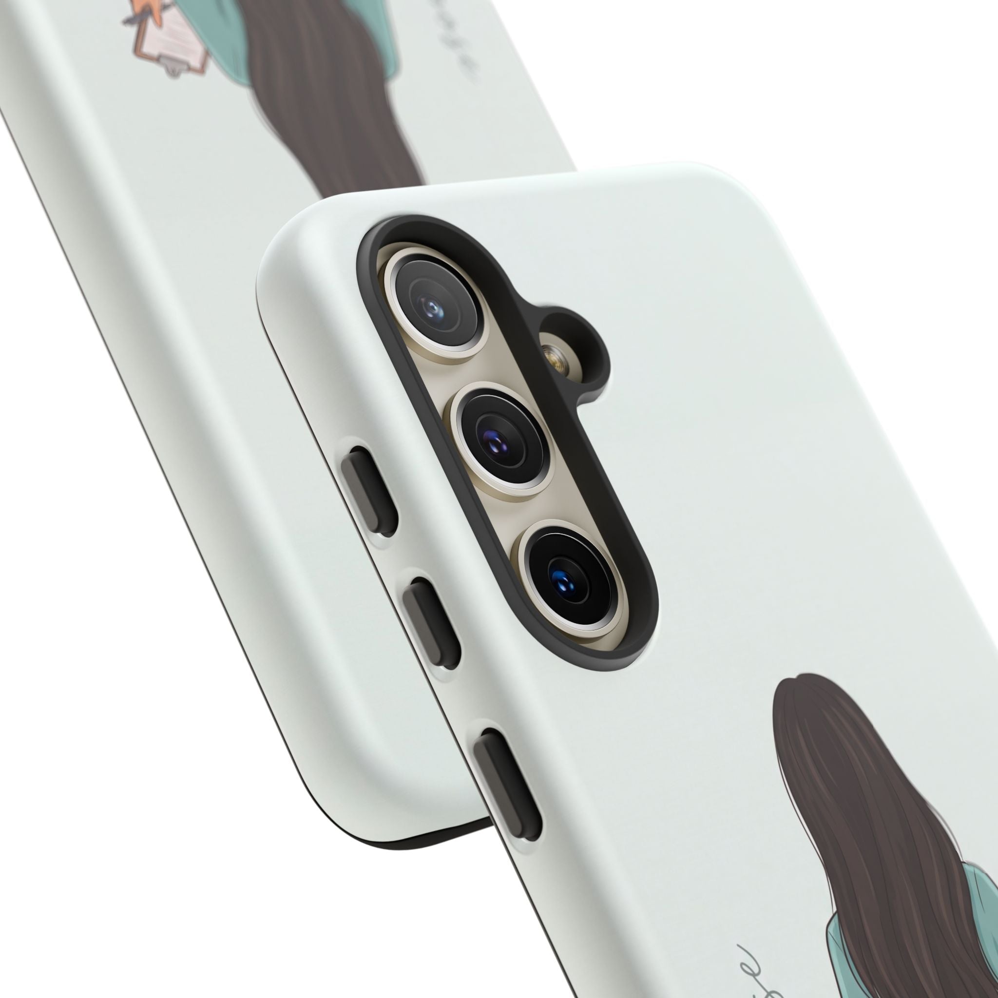 "Trust the Purpose" Nurse Phone Case | Illustrated Nurse in Scrubs Design | iPhone & Samsung