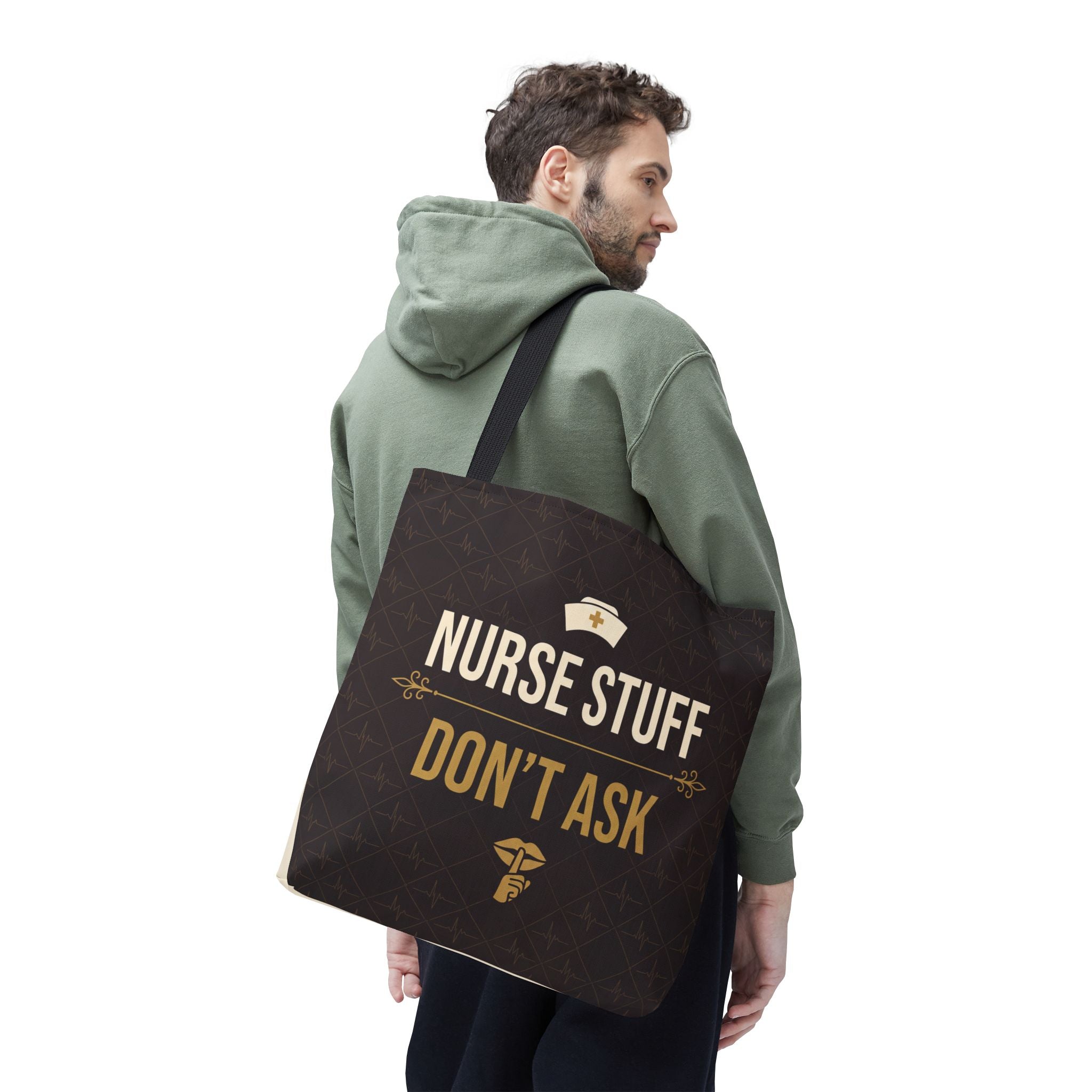 Nurse Stuff Don't Ask Tote | Funny Nurse Gift Tote Bag | Nurse Humour Appreciation Gift | Premium Polyester Carry-All