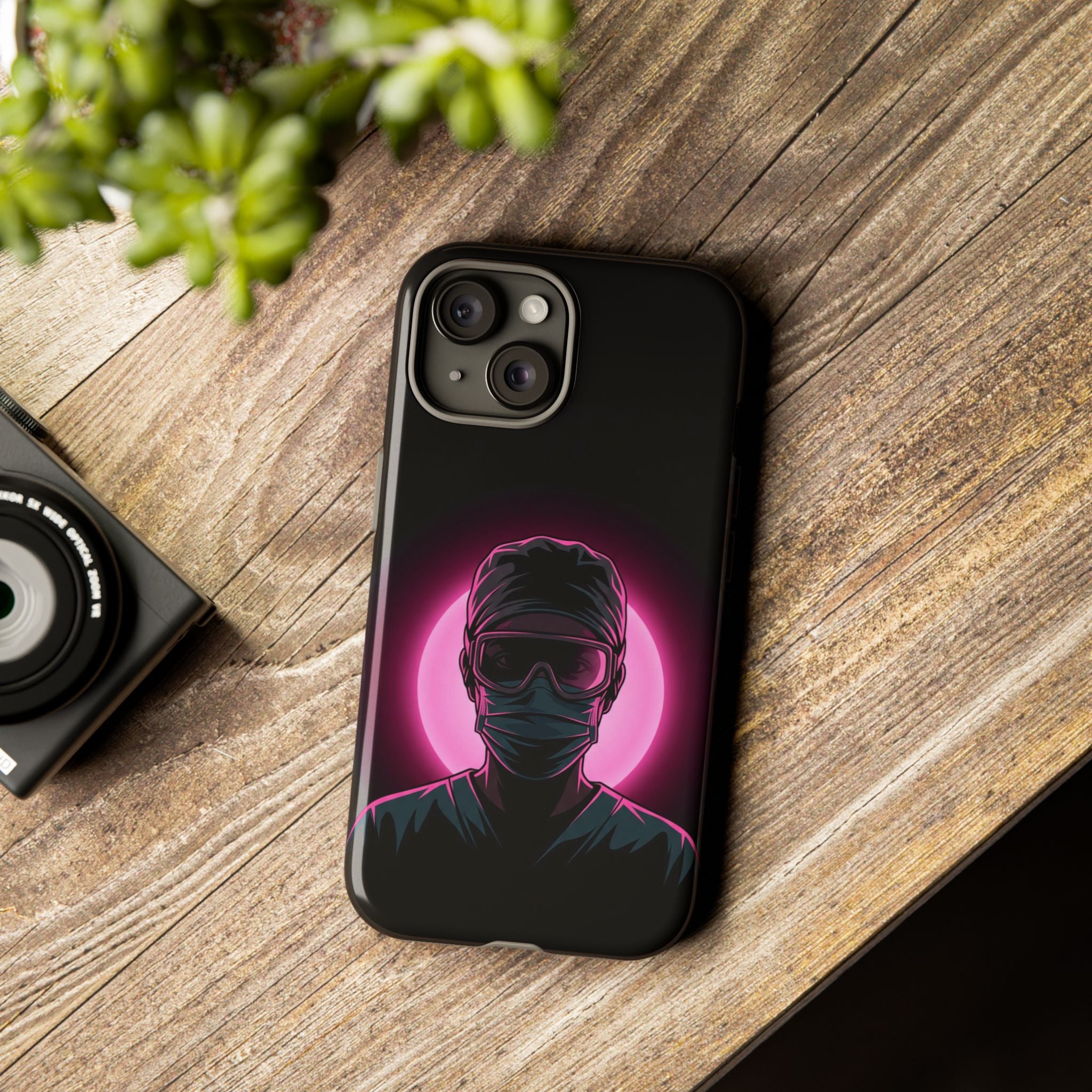 Nurse Neon Silhouette Phone Case - Samsung & iPhone Series