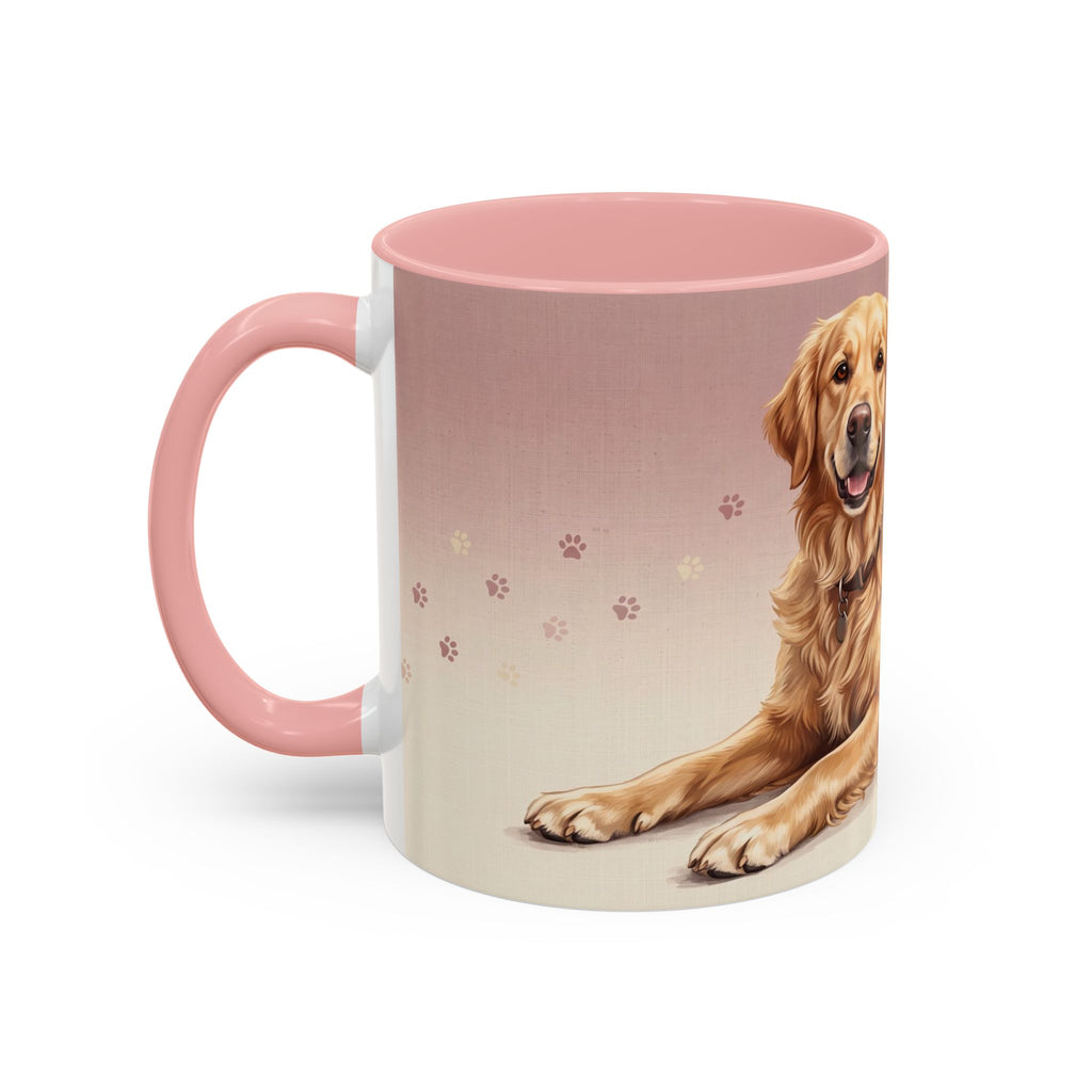 Golden Retriever Lying Down Mug | Golden Retriever Lover Gift | Cute Dog Coffee Mug