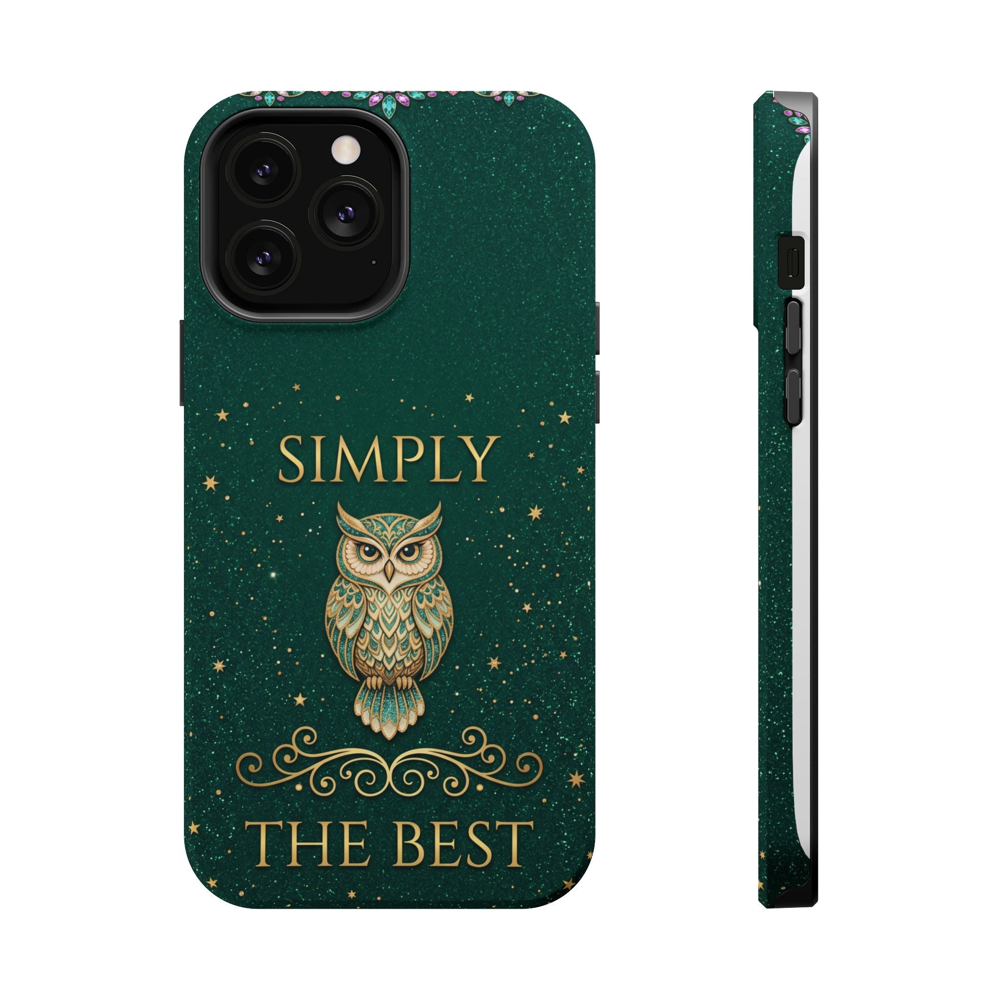 Simply The Best Wise Owl Phone Case — Wireless Charging Cover