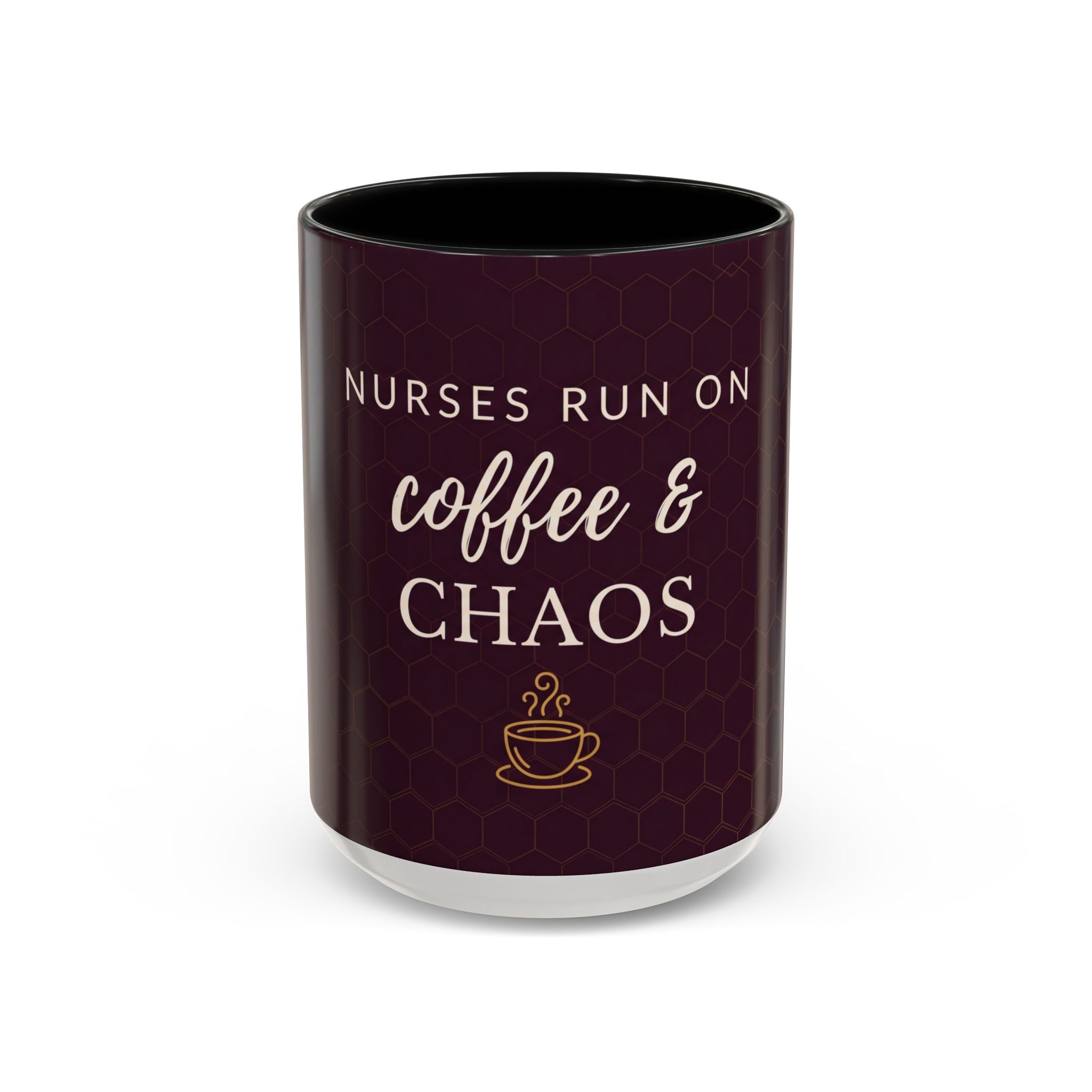 Coffee Mug for Nurses | Nurses run on coffee & chaos | Nurse Appreciation Gift | Gift for Her