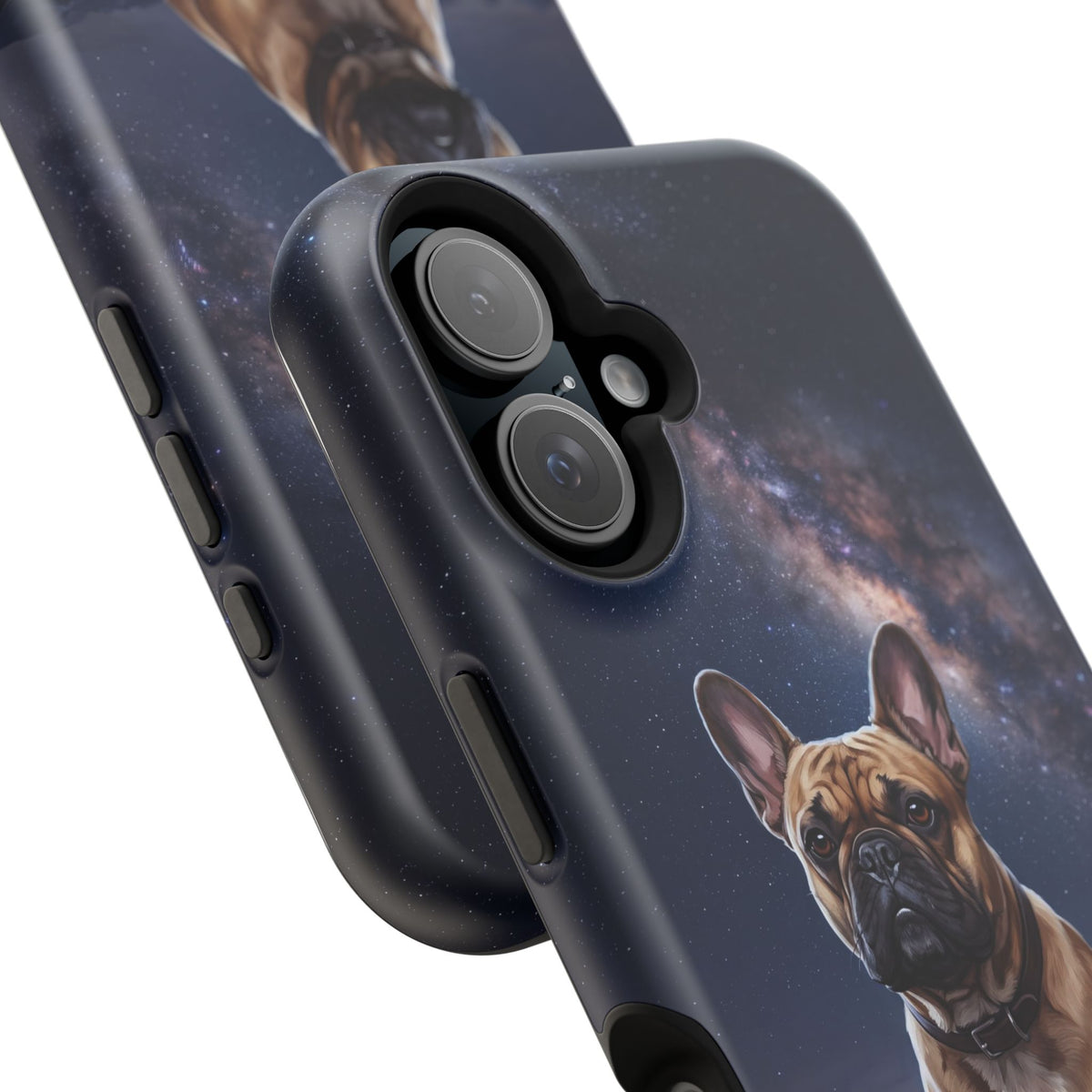 Personalized French Bulldog Starry Night Sky Phone Case — Wireless Charging Cover