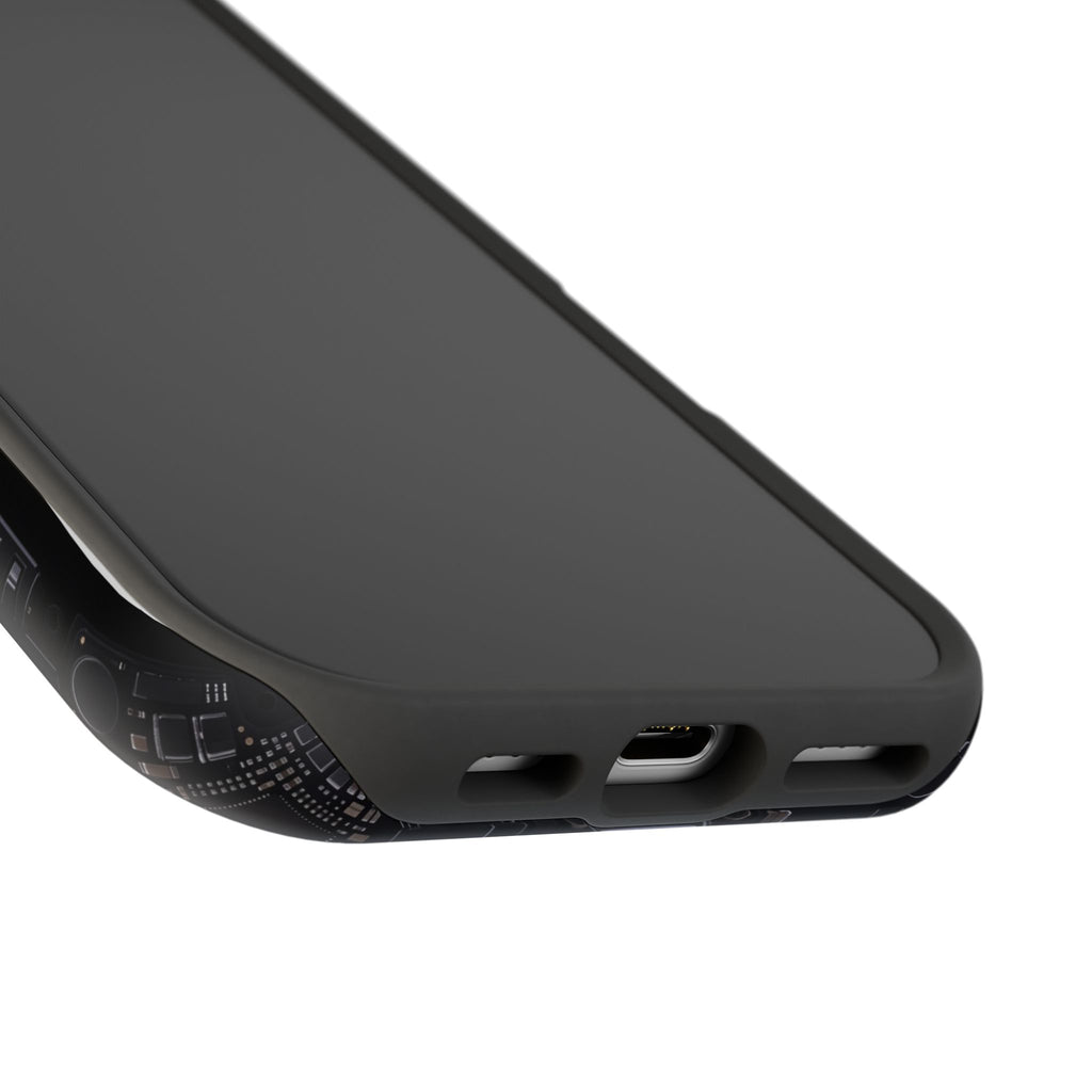 Electrician Circuit Bolt Phone Case — Impact-Resistant Wireless Charging Cover