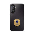 Gold Paramedic Badge Phone Case — Magnetic Wireless Charging Cover