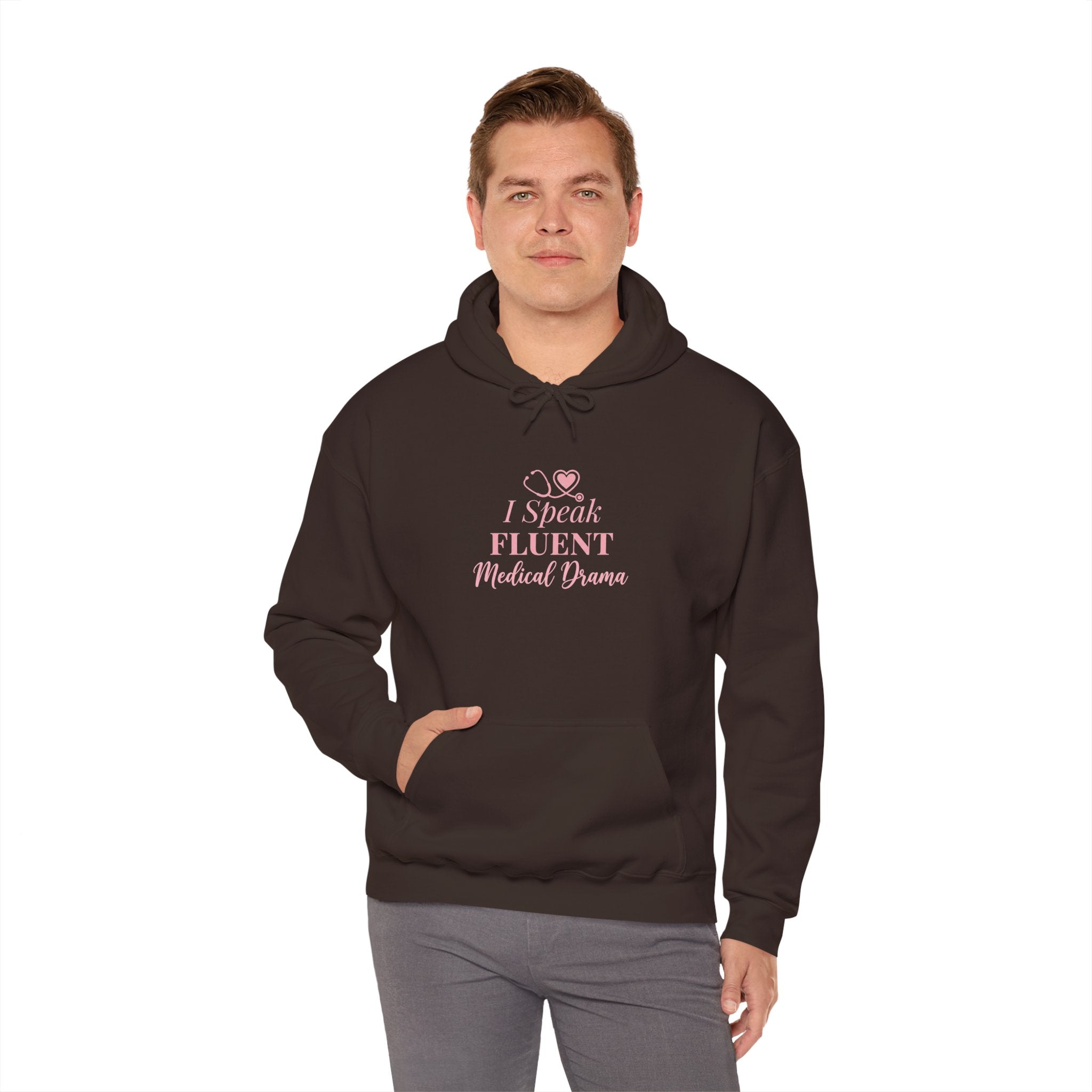 I Speak Fluent Medical Drama Hoodie — Nurse Graphic Pullover