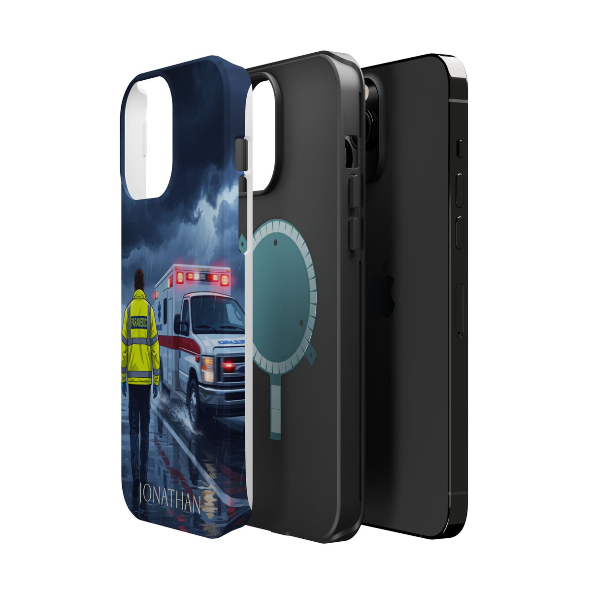 Personalized EMS Storm Phone Case — Wireless Charging Cover