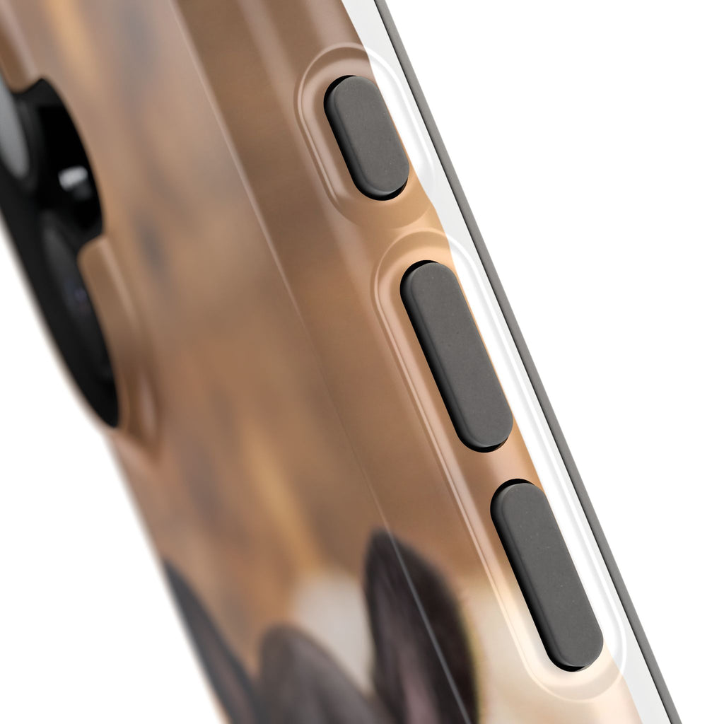 Sleepy French Bulldog Phone Case — Impact-Resistant Wireless Charging Cover