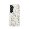 Floral Nurse Phone Case — Impact-Resistant Wireless Charging Cover