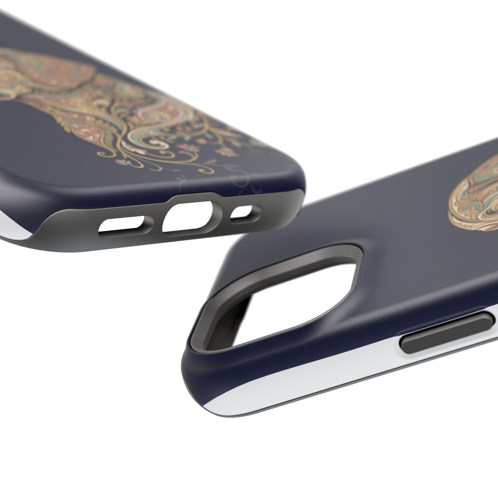 Paisley Labrador Phone Case — Tough Magnetic Case with Wireless Charging