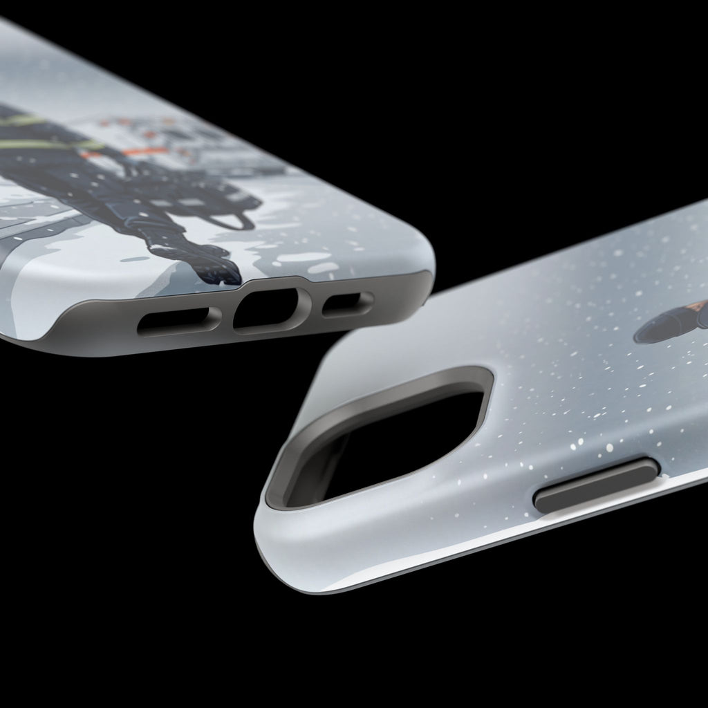 Bold Paramedic/EMT Portrait Phone Case — Magnetic Wireless Charging Cover