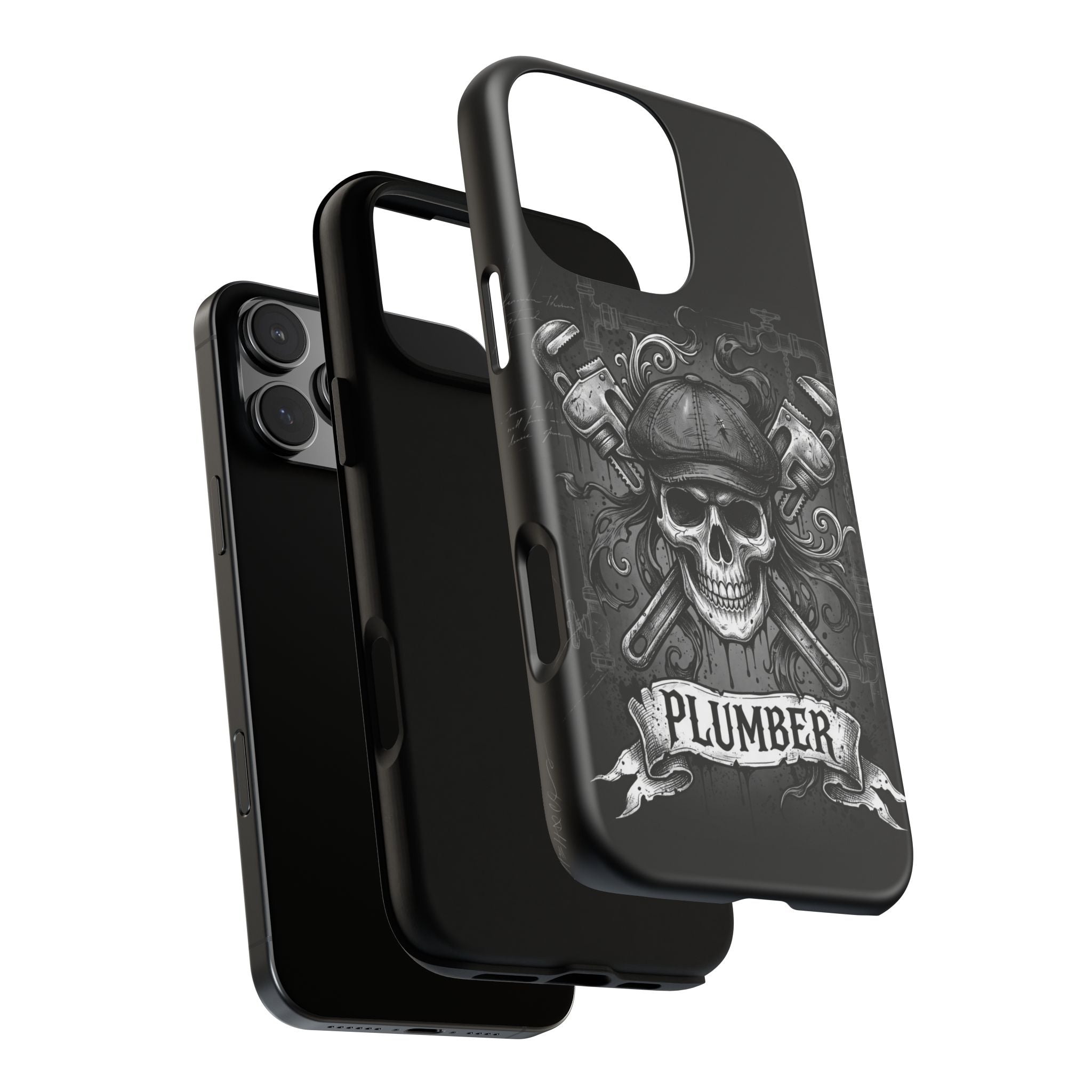 Gothic Skull Plumber Phone Case - Samsung & iPhone Series