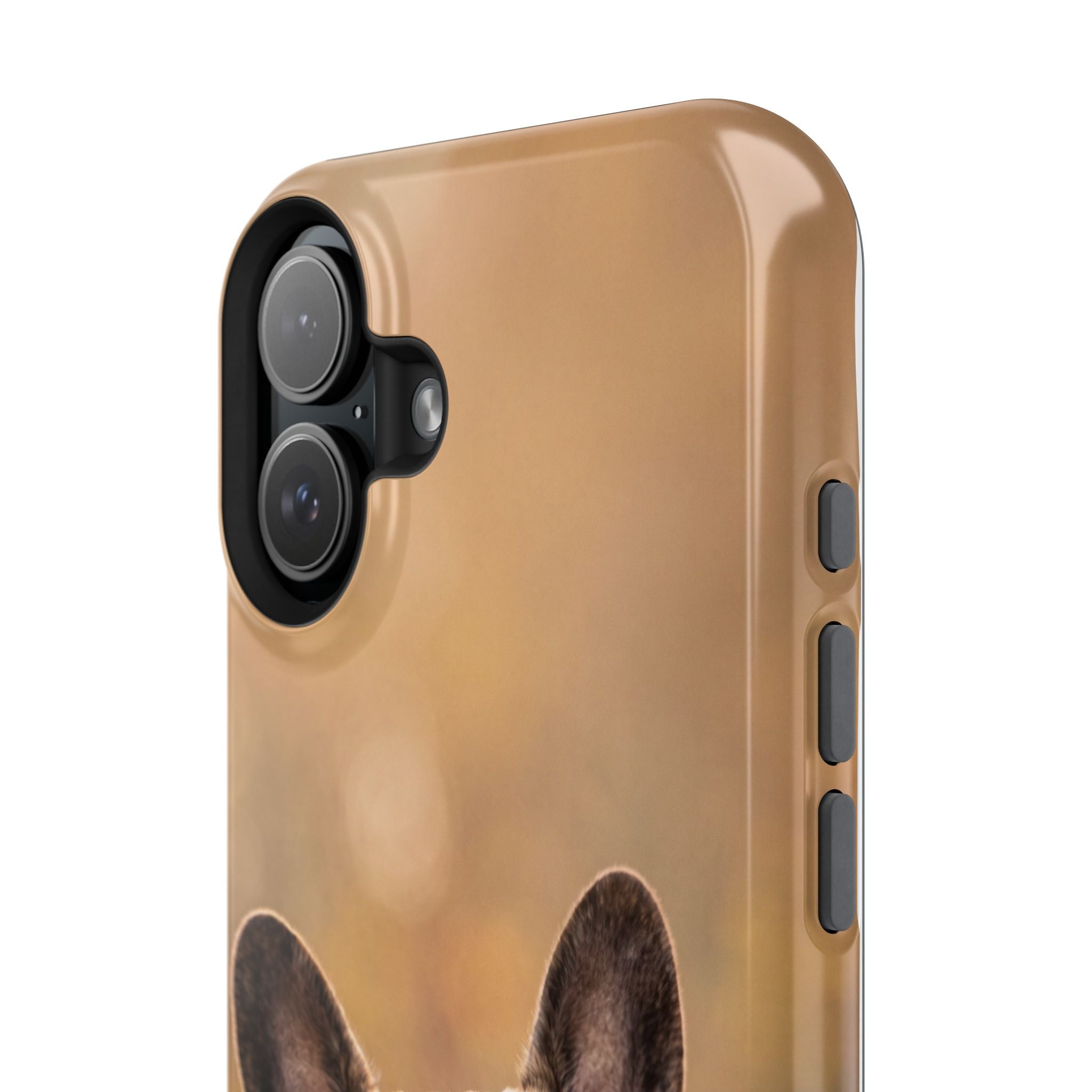 Brindle French Bulldog Phone Case — Impact-Resistant Wireless Charging Cover