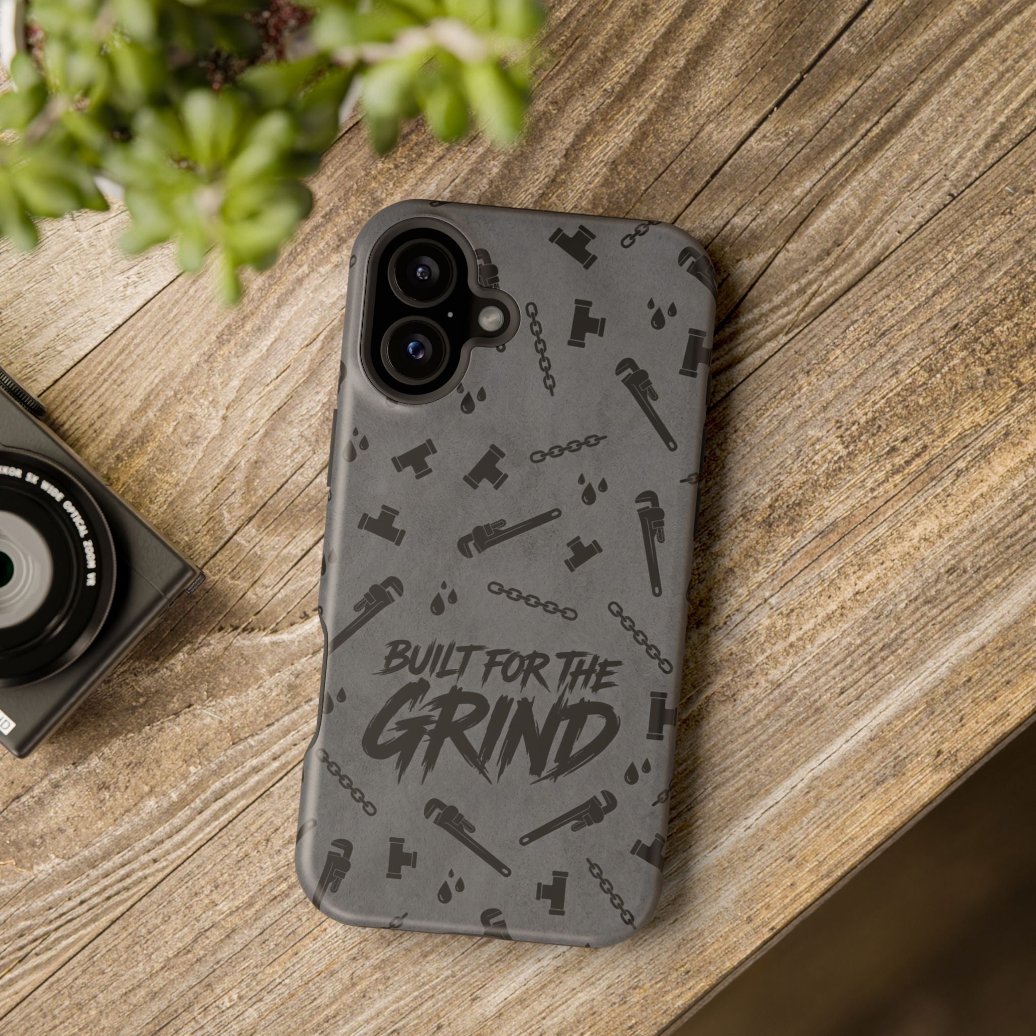 Built for the Grind Phone Case — Plumber Tools Wireless Charging Cover