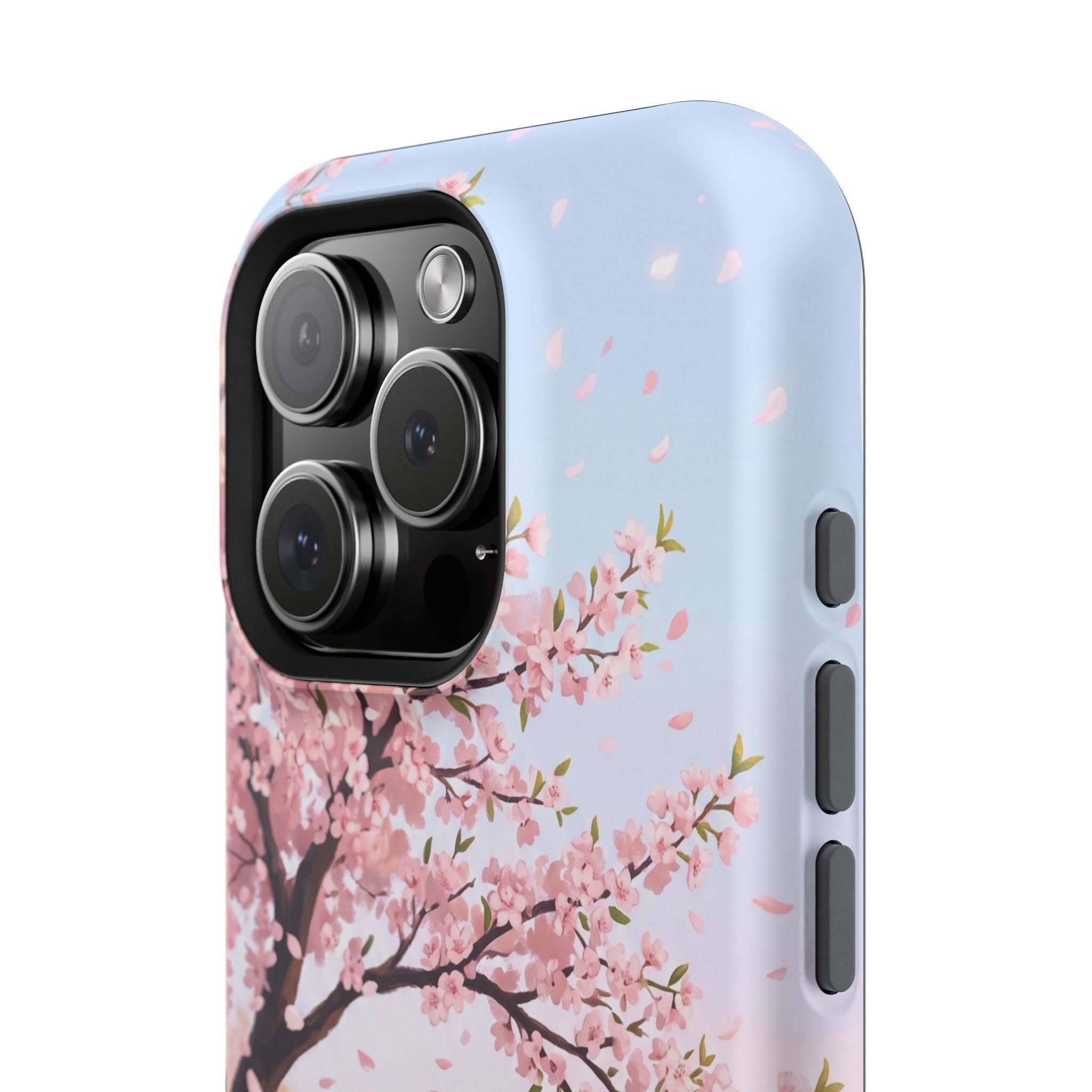 Personalized Dachshund Cherry Blossom Phone Case — Wireless Charging Cover