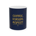 Nurse Mug | Coffee. Scrubs. Repeat | Funny Coffee Mug for Nurses | Nurse Gift