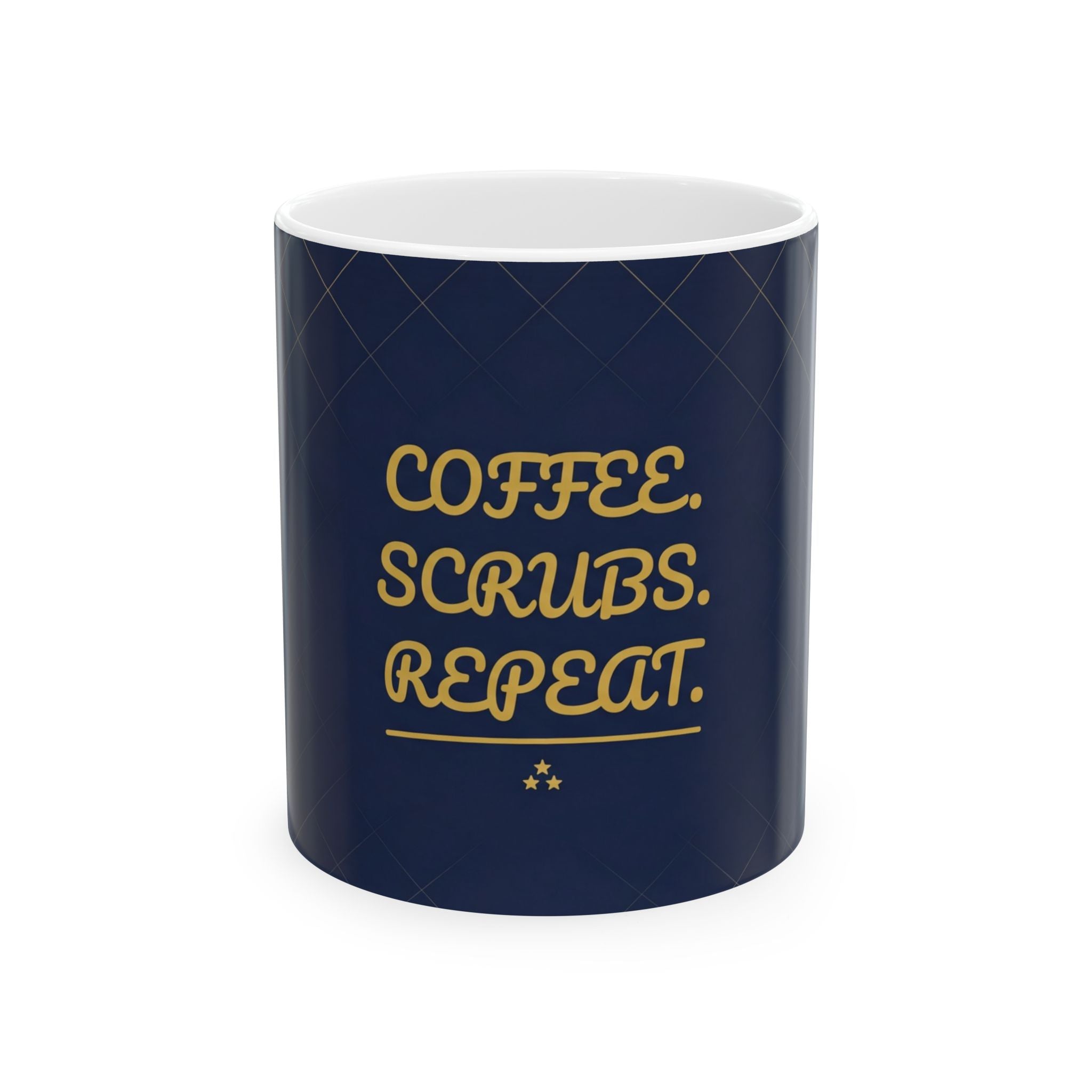 Nurse Mug | Coffee. Scrubs. Repeat | Funny Coffee Mug for Nurses | Nurse Gift