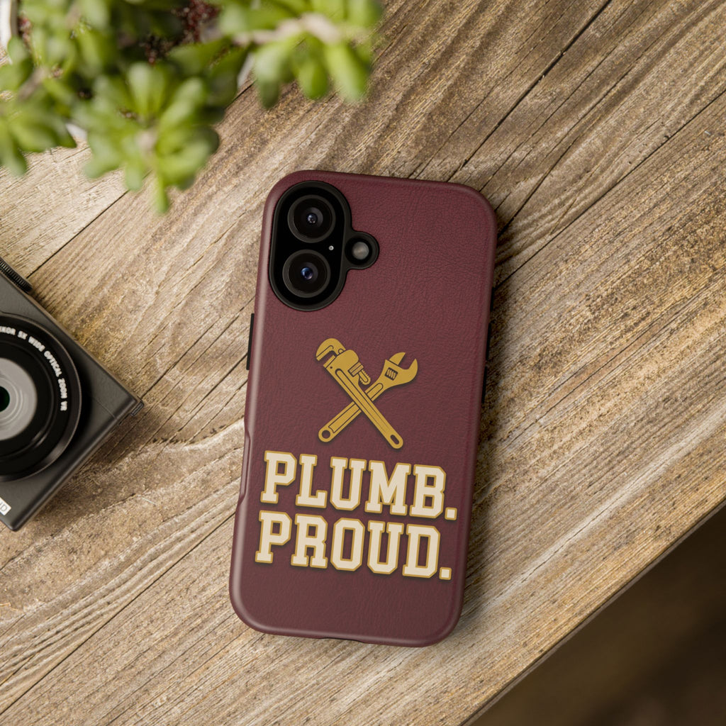 Plumb. Proud. Varsity Print Phone Case - Samsung & iPhone Series