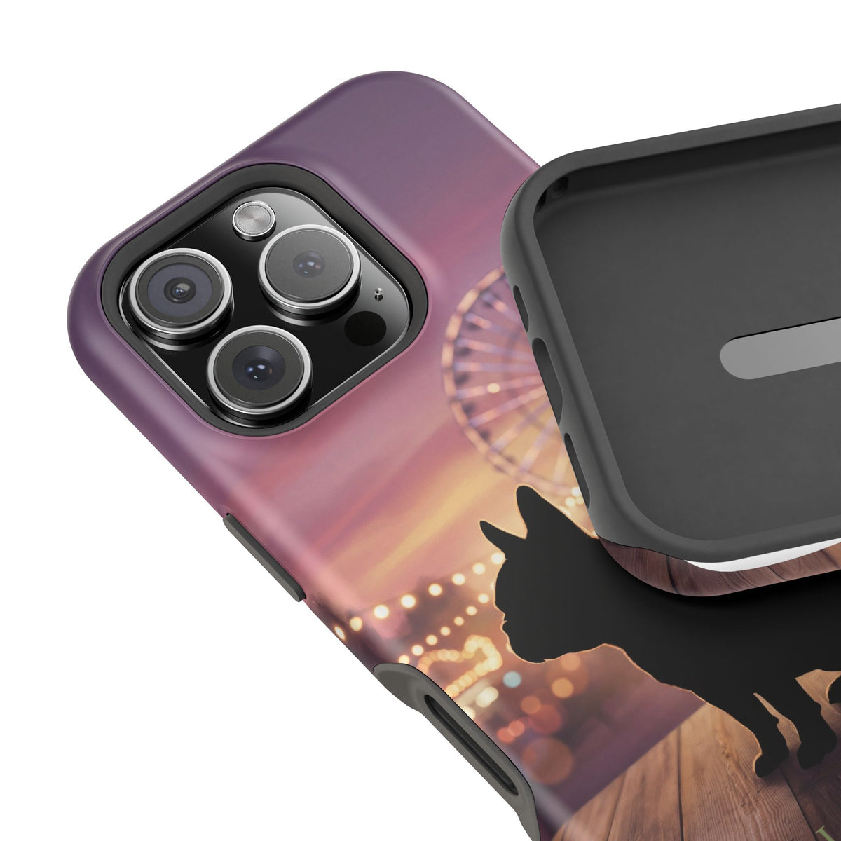 Personalized French Bulldog Carnival Nights Phone Case — Wireless Charging Cover
