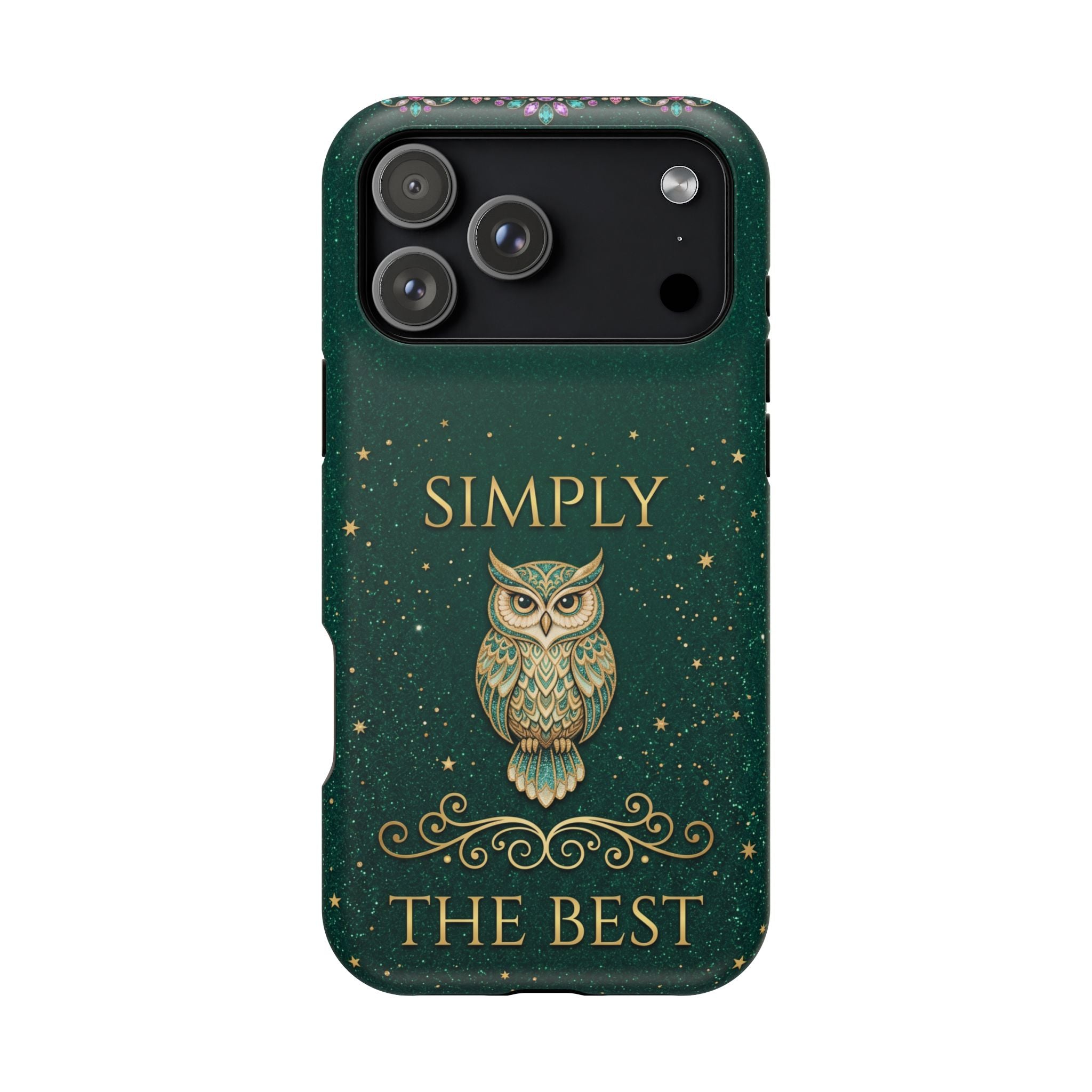 Simply The Best Wise Owl Phone Case — Wireless Charging Cover