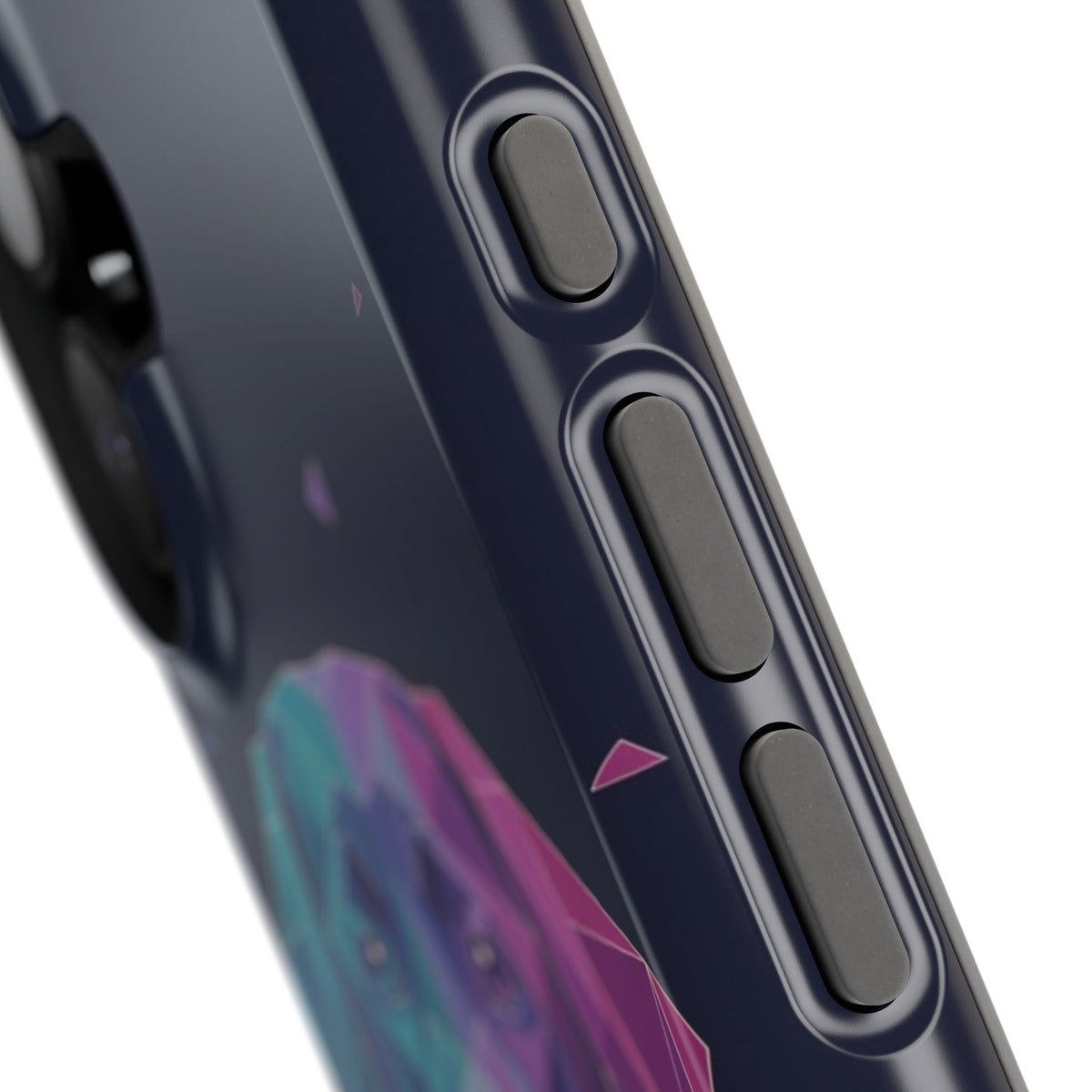 Geometric Labrador Phone Case — Tough Magnetic Case with Wireless Charging