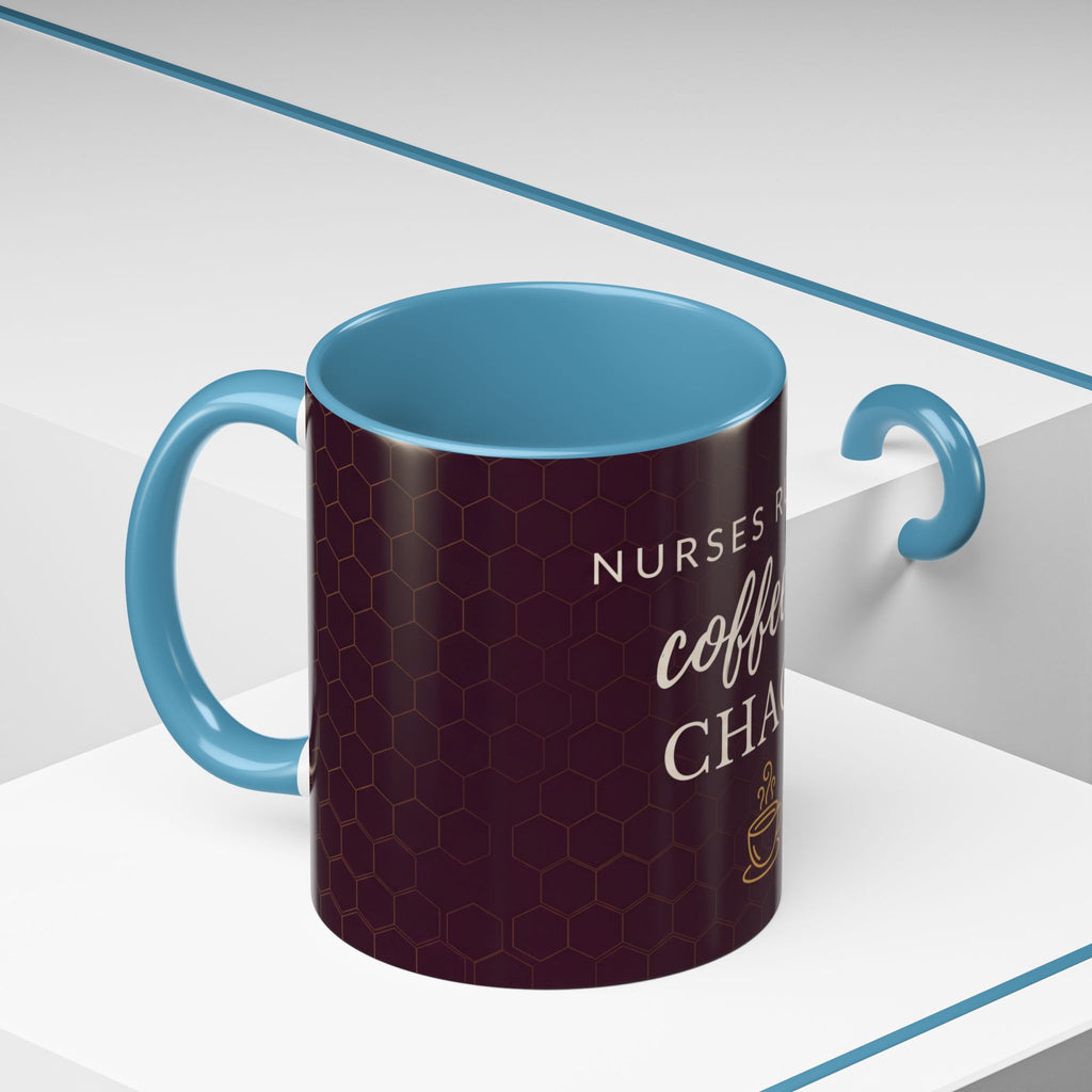 Coffee Mug for Nurses | Nurses run on coffee & chaos | Nurse Appreciation Gift | Gift for Her